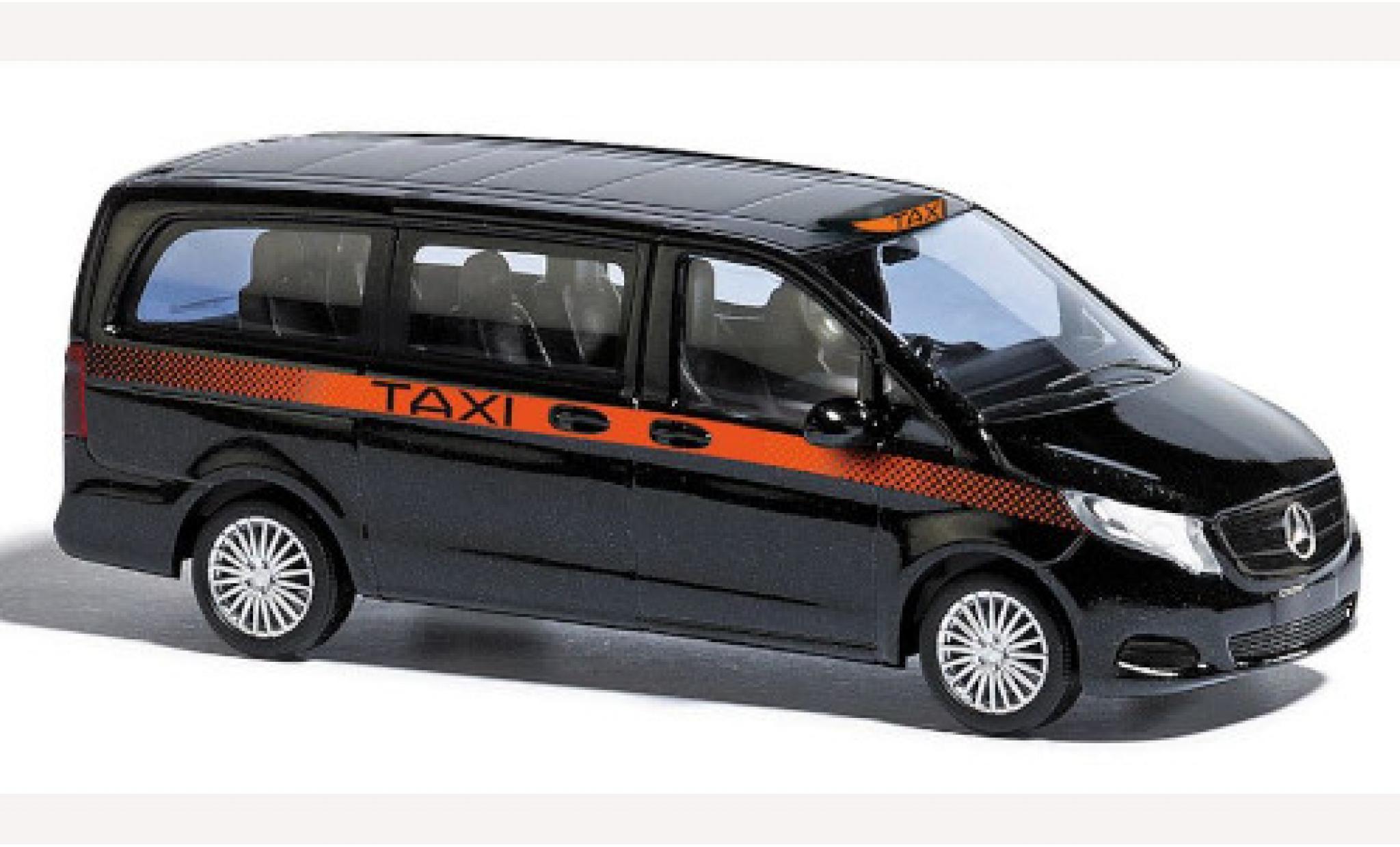 Mercedes CLA 1/87 Busch V-classe RHD Taxi (GB) 2014 modelauto