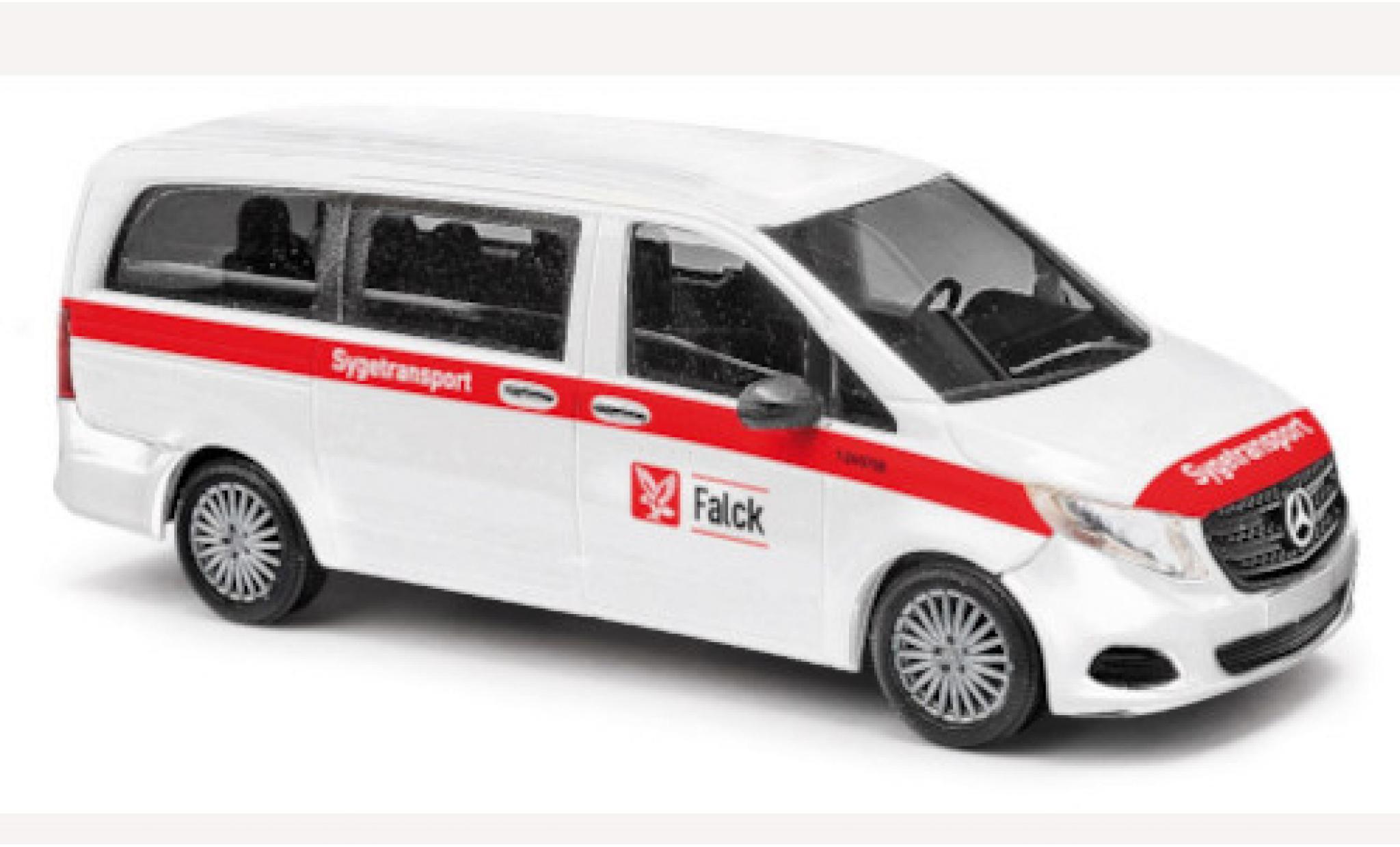 Mercedes CLA 1/87 Busch V-classe services de secours Falck 2014 modelauto