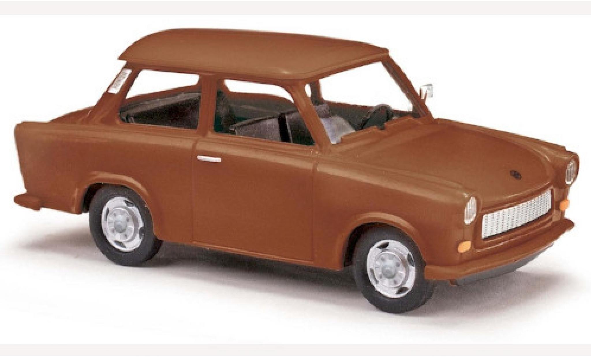 Trabant 601 1/87 Busch bruin 1977 modelauto