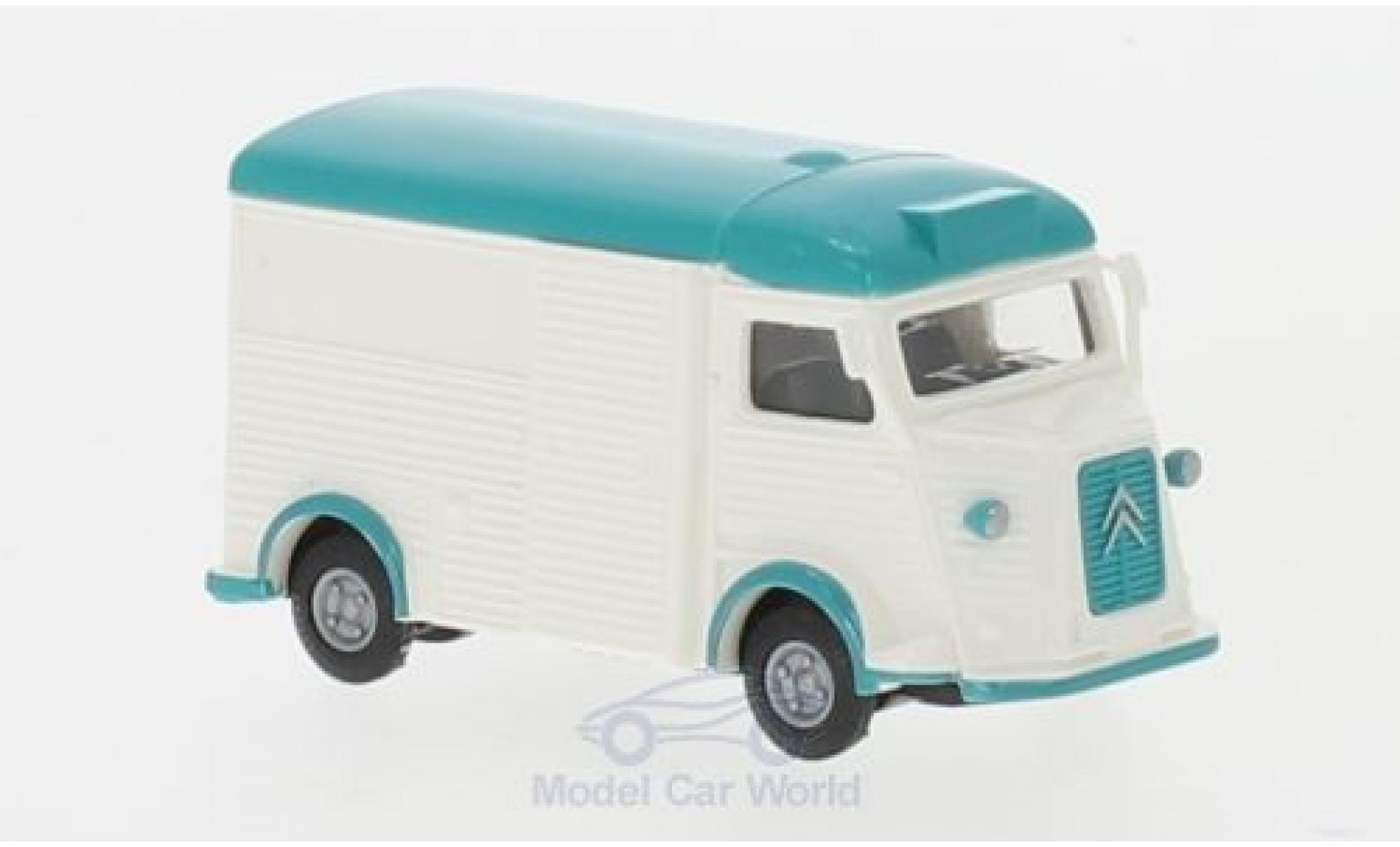 Citroen Type H 1/87 Busch Coffee and Crepes mit Girlanden modelauto