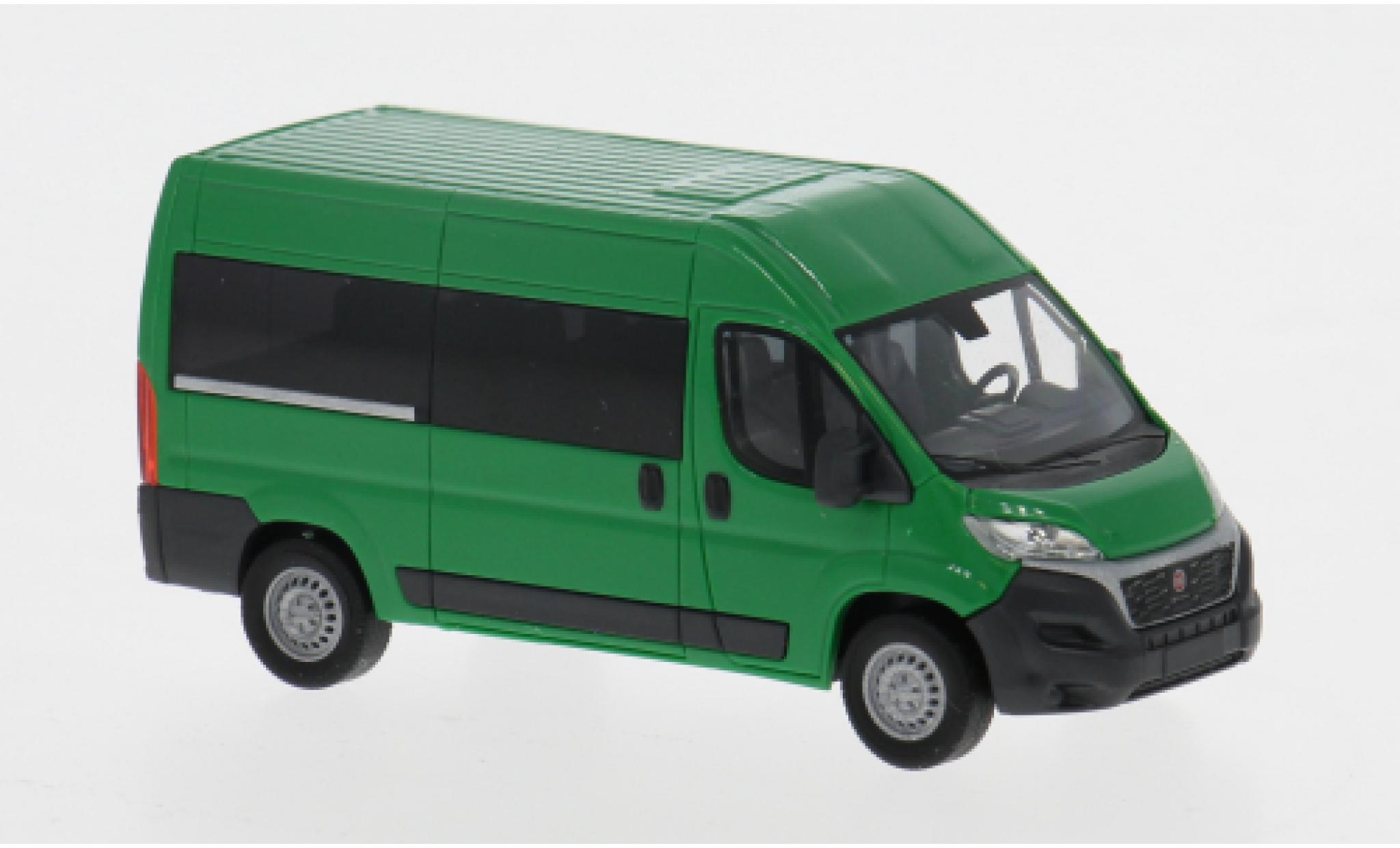 Fiat Ducato 1/87 Busch Bus groen 2014 1:87 modelauto