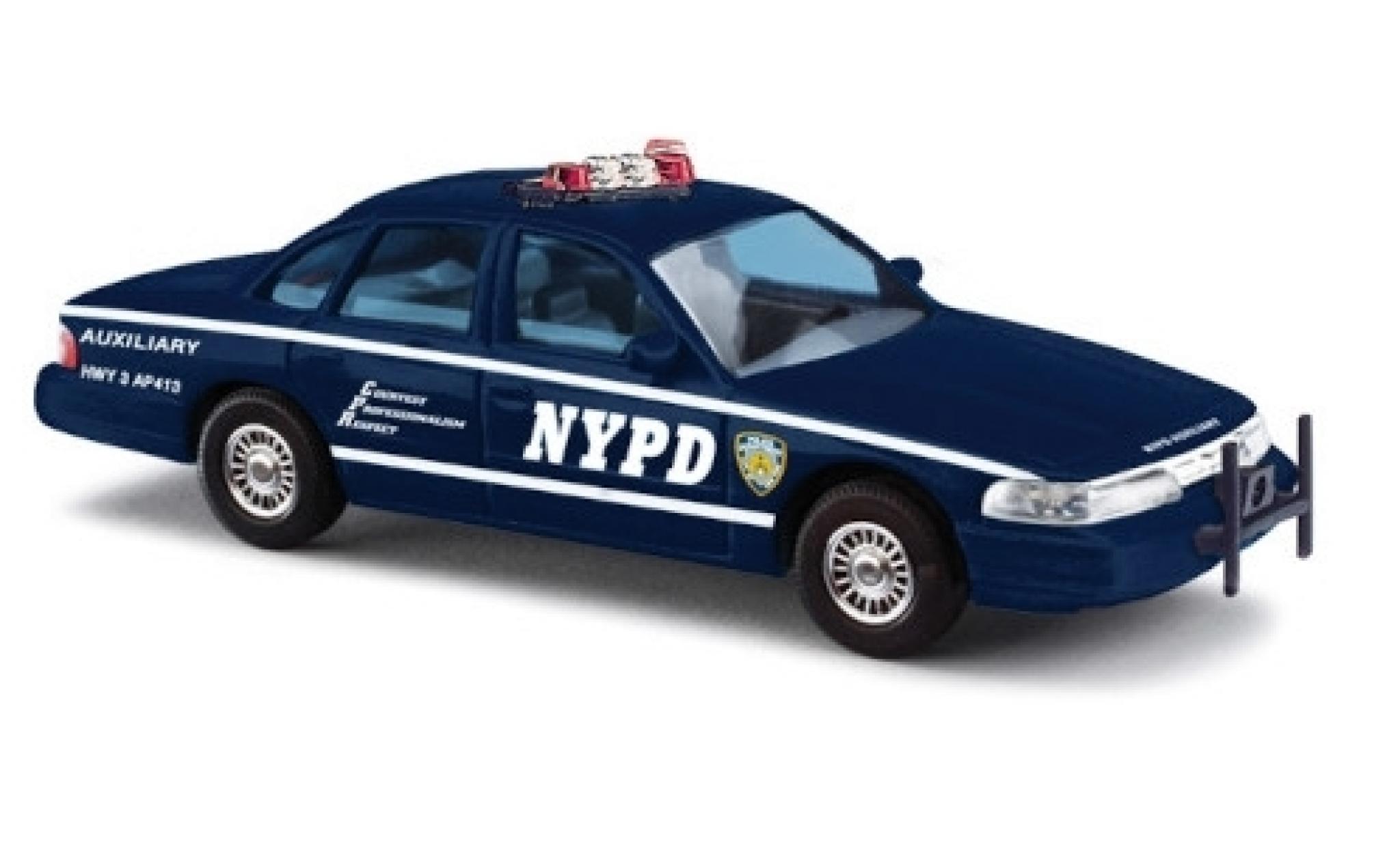 Ford Crown 1/87 Busch Victoria NYPD Auxiliary Politie modelauto