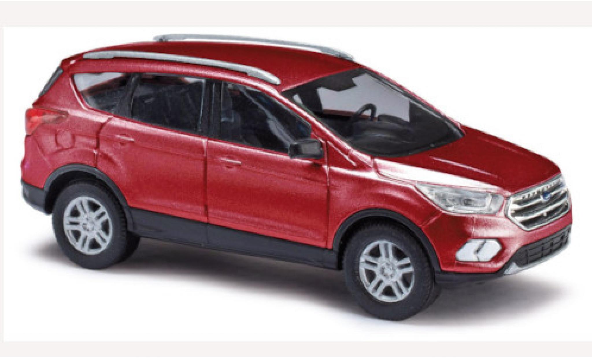 Ford Kuga 1/87 Busch metallic rood 2017 modelauto