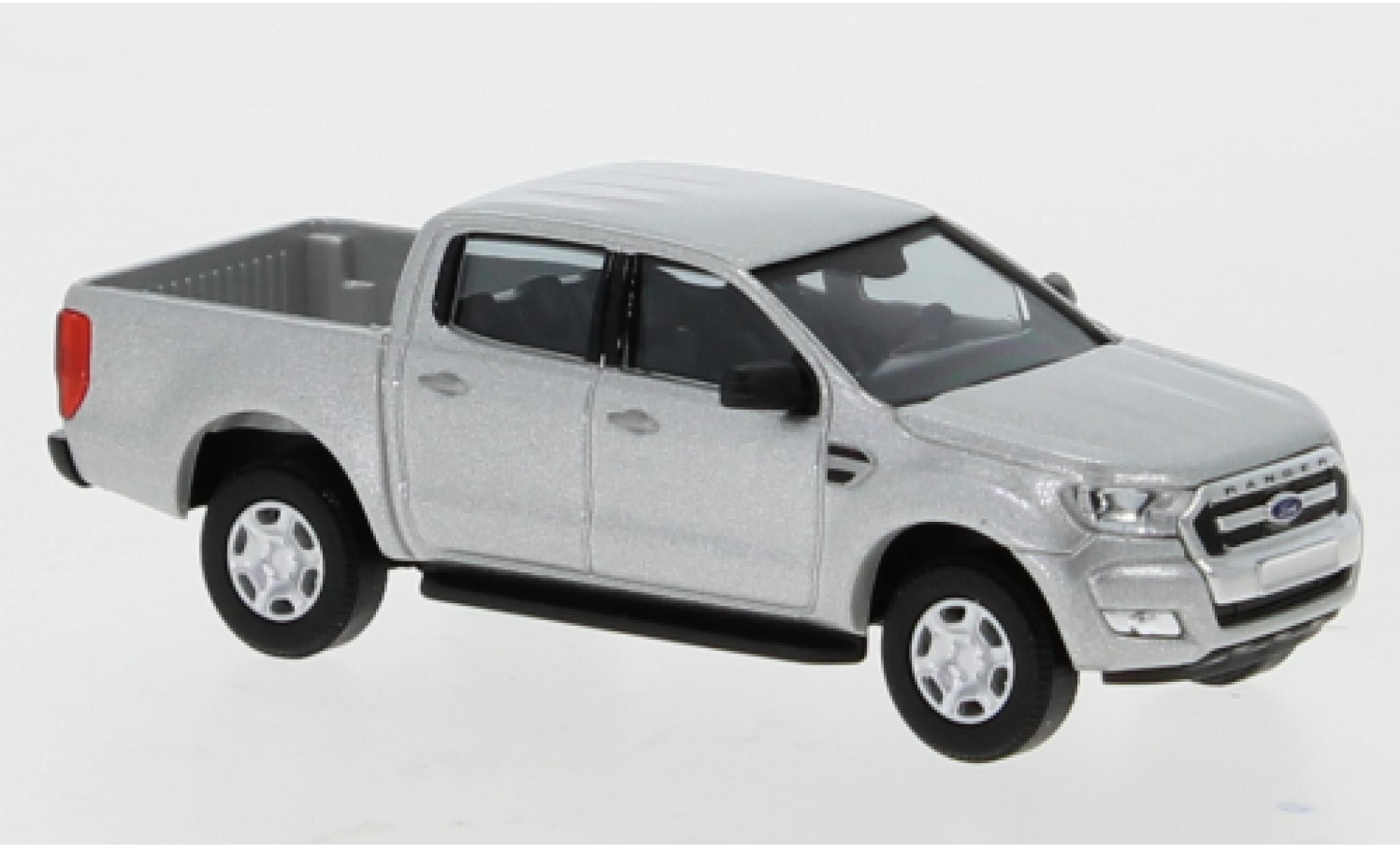 Ford Ranger 1/87 Busch DoKa grijs 2016 modelauto