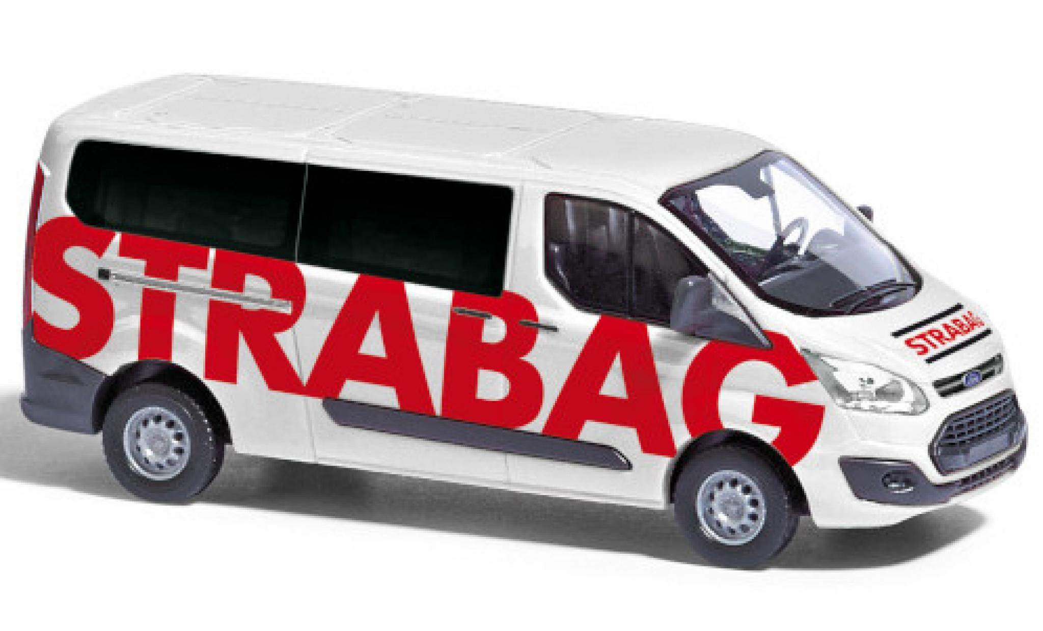 Ford Transit 1/87 Busch Custom Bus STRABAG 2012 modelauto