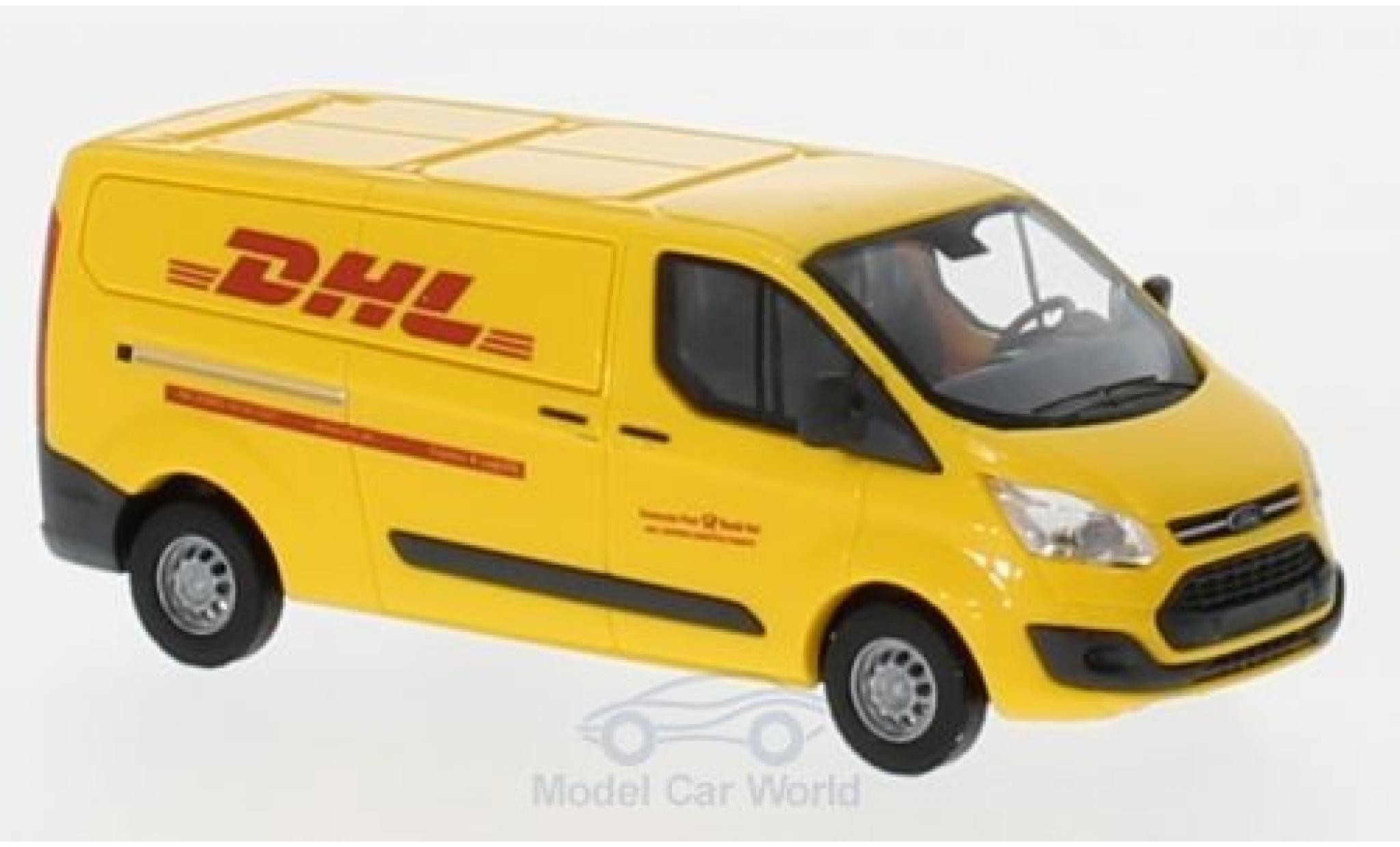 Ford Transit 1/87 Busch Custom Kasten DHL 2012 modelauto