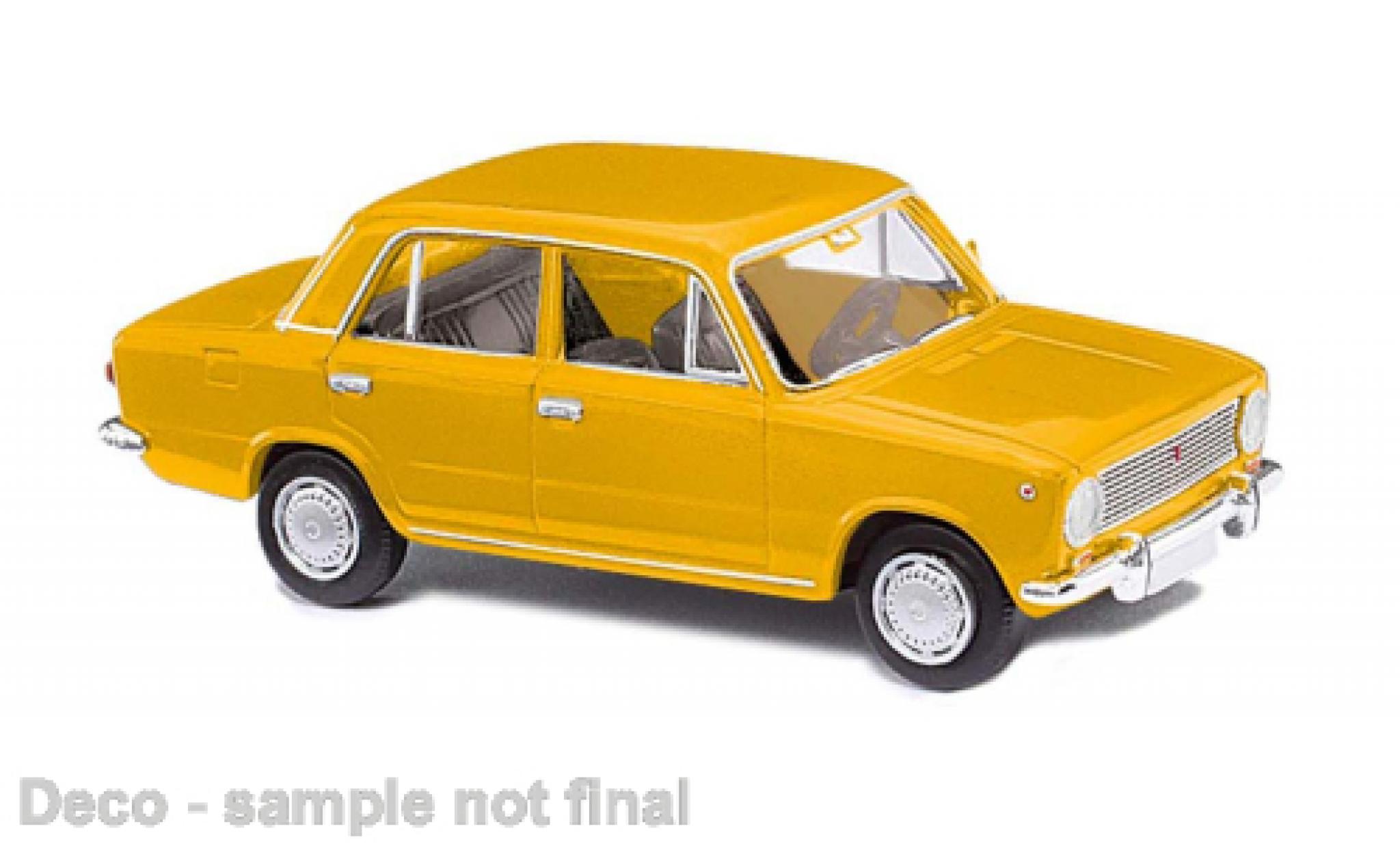 Lada 1200 1/87 Busch geel 1971 1:87 modelauto