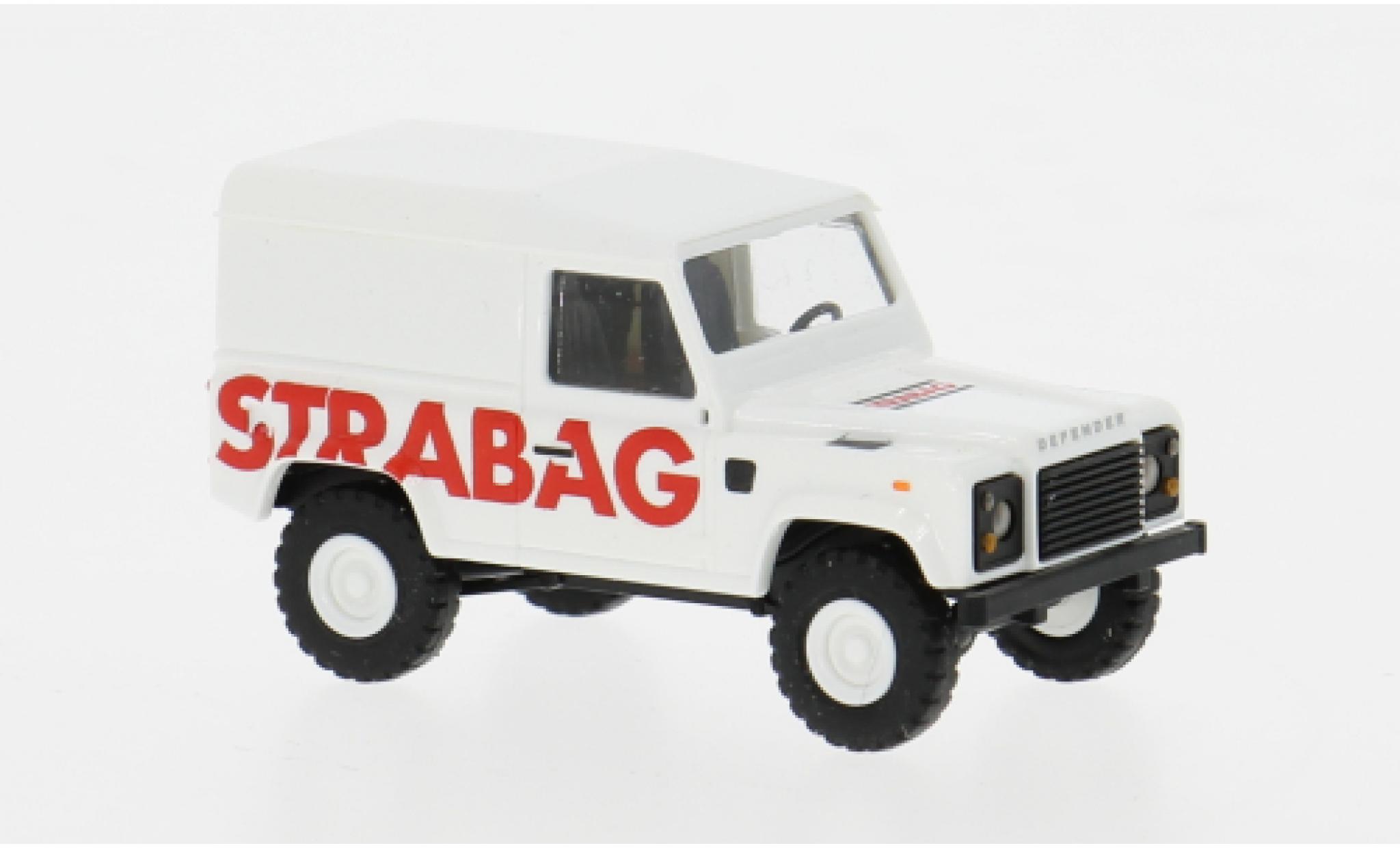 Land Rover Defender 1/87 Busch 90 Kasten 1983 STRABAG 1:87 modelauto
