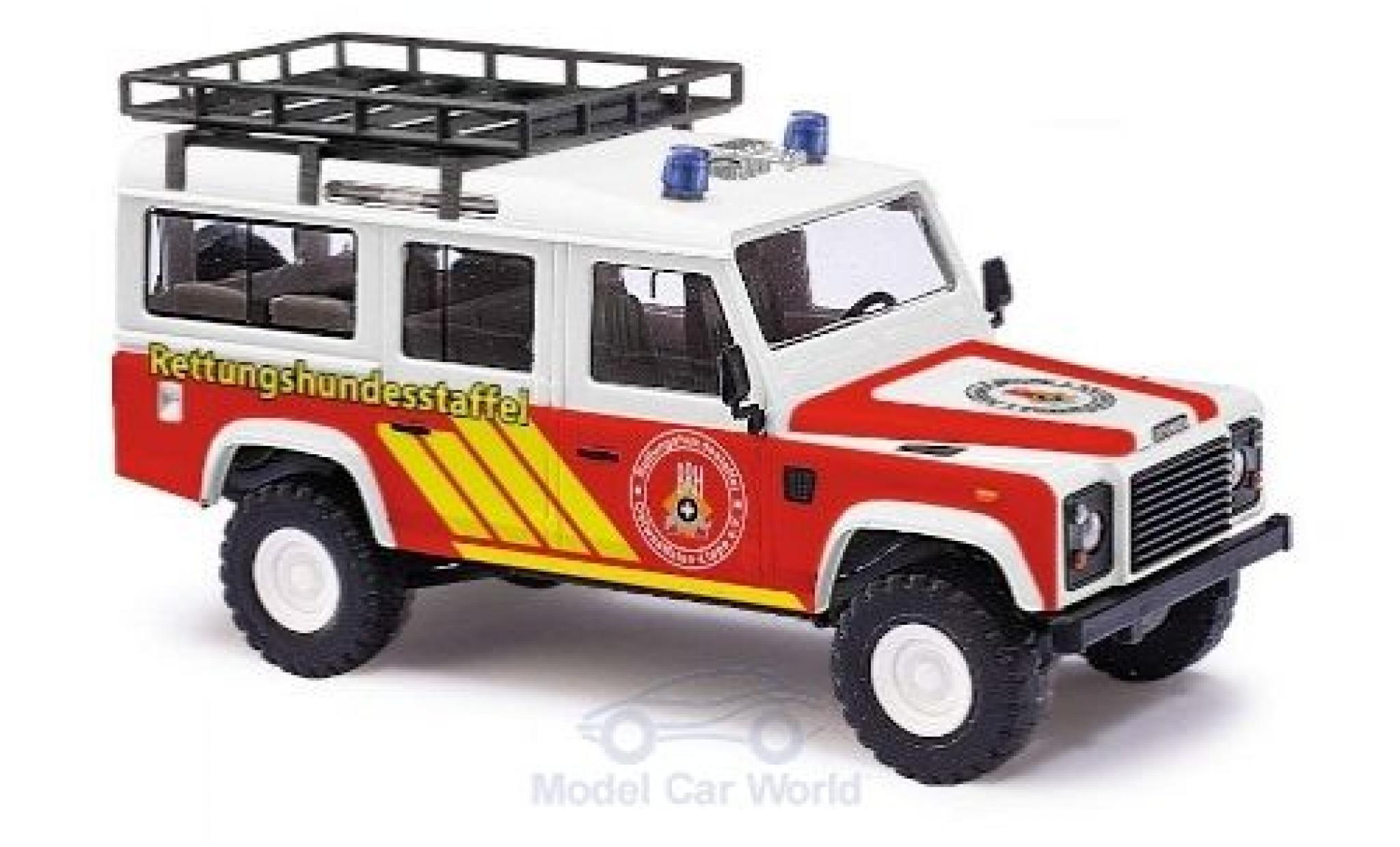 Land Rover Defender 1/87 Busch Rettungshundestaffel 1983 modelauto