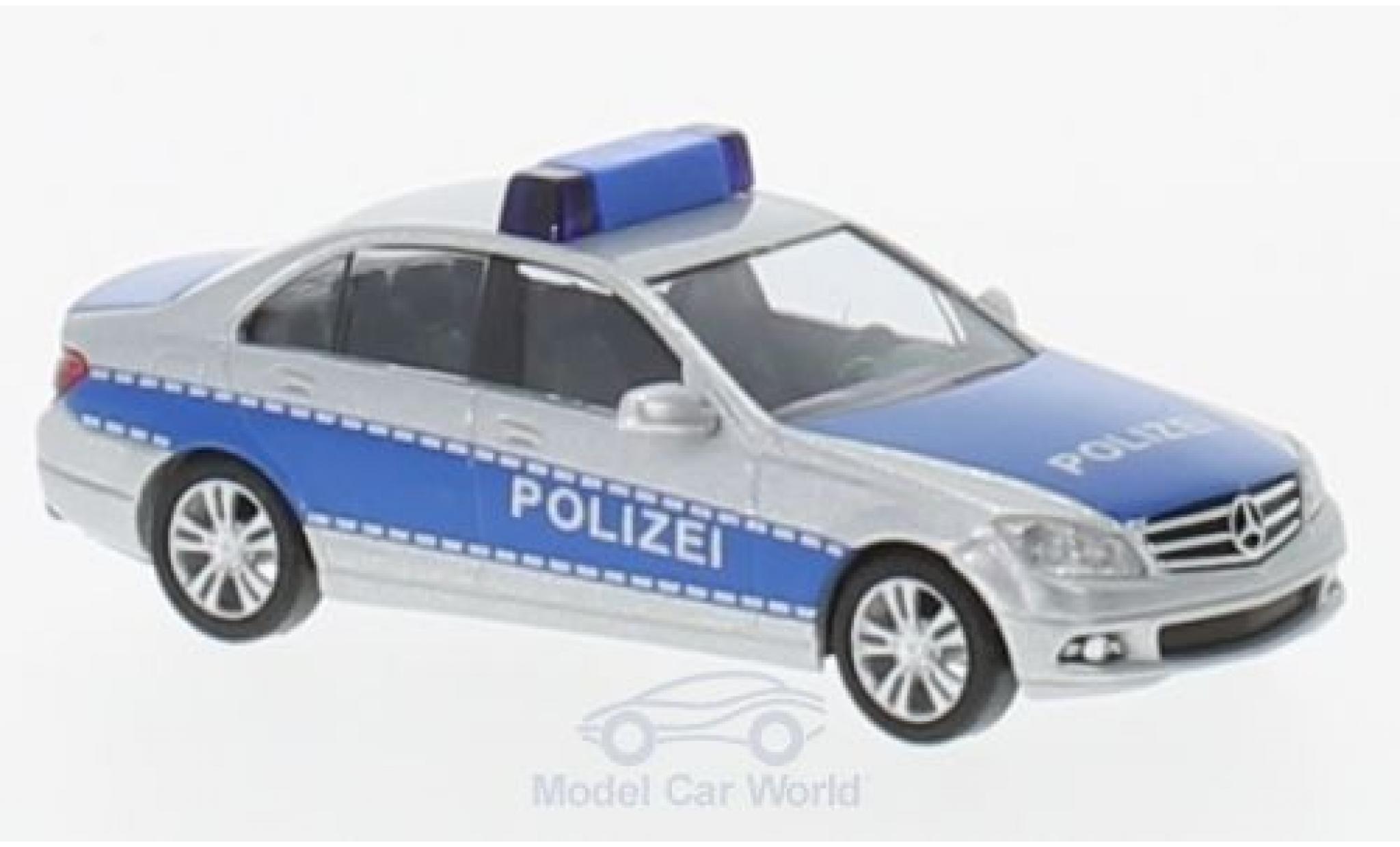 Mercedes Classe C 1/87 Busch Politie 2007 modelauto