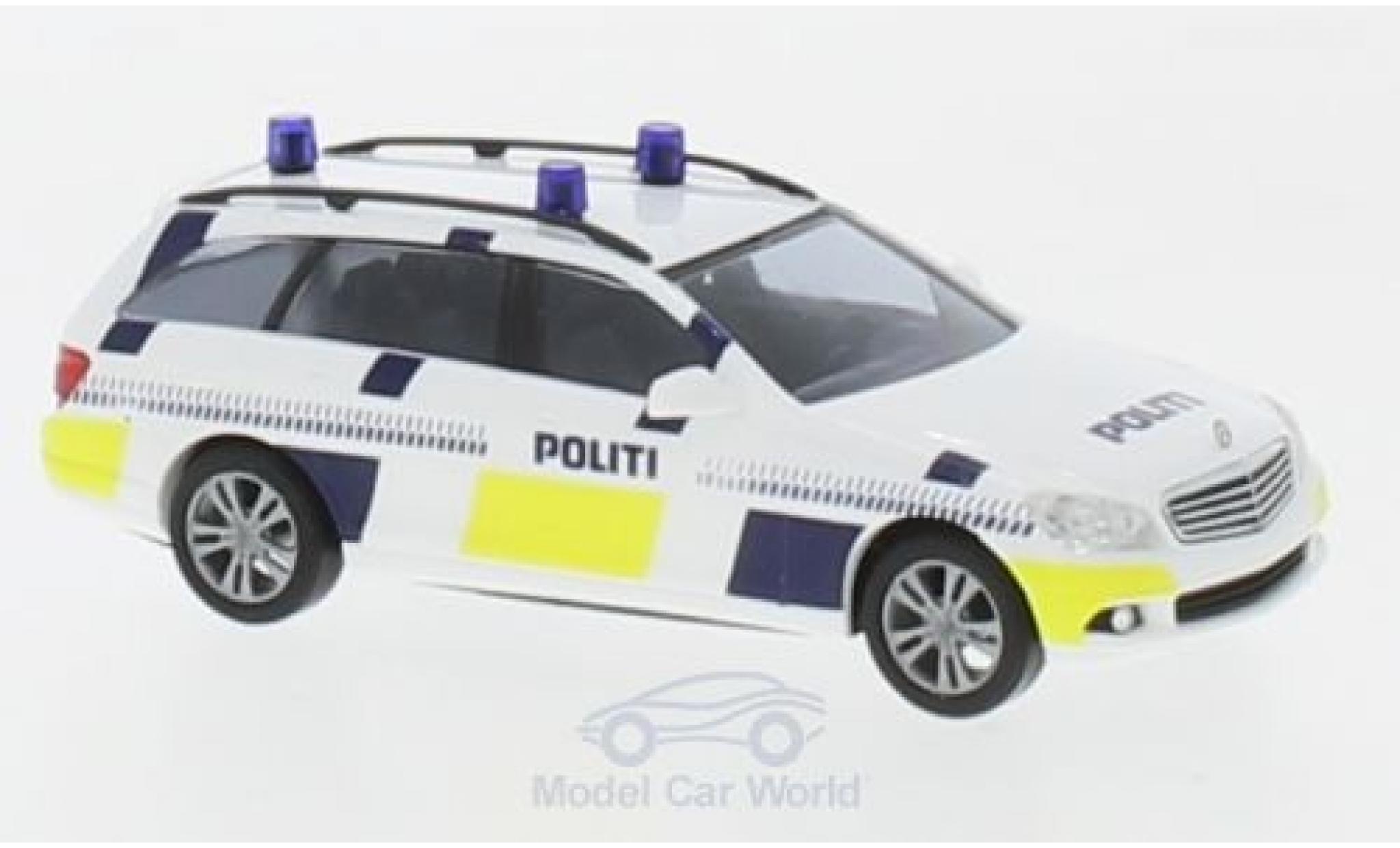 Mercedes Classe C 1/87 Busch T-Modell Politi modelauto