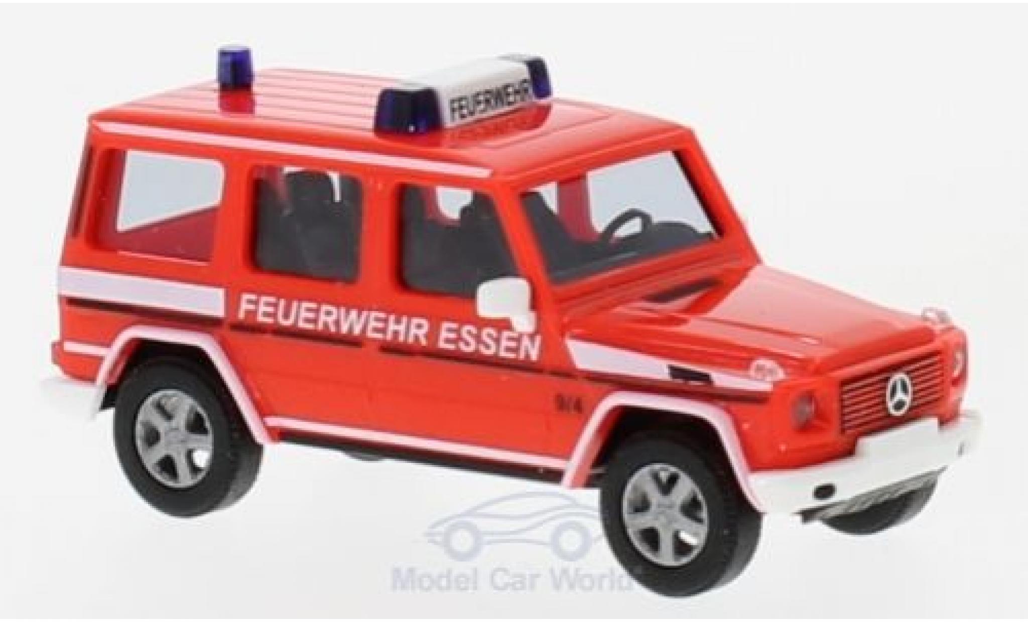 Mercedes Classe G 1/87 Busch Brandweer Essen 1990 modelauto