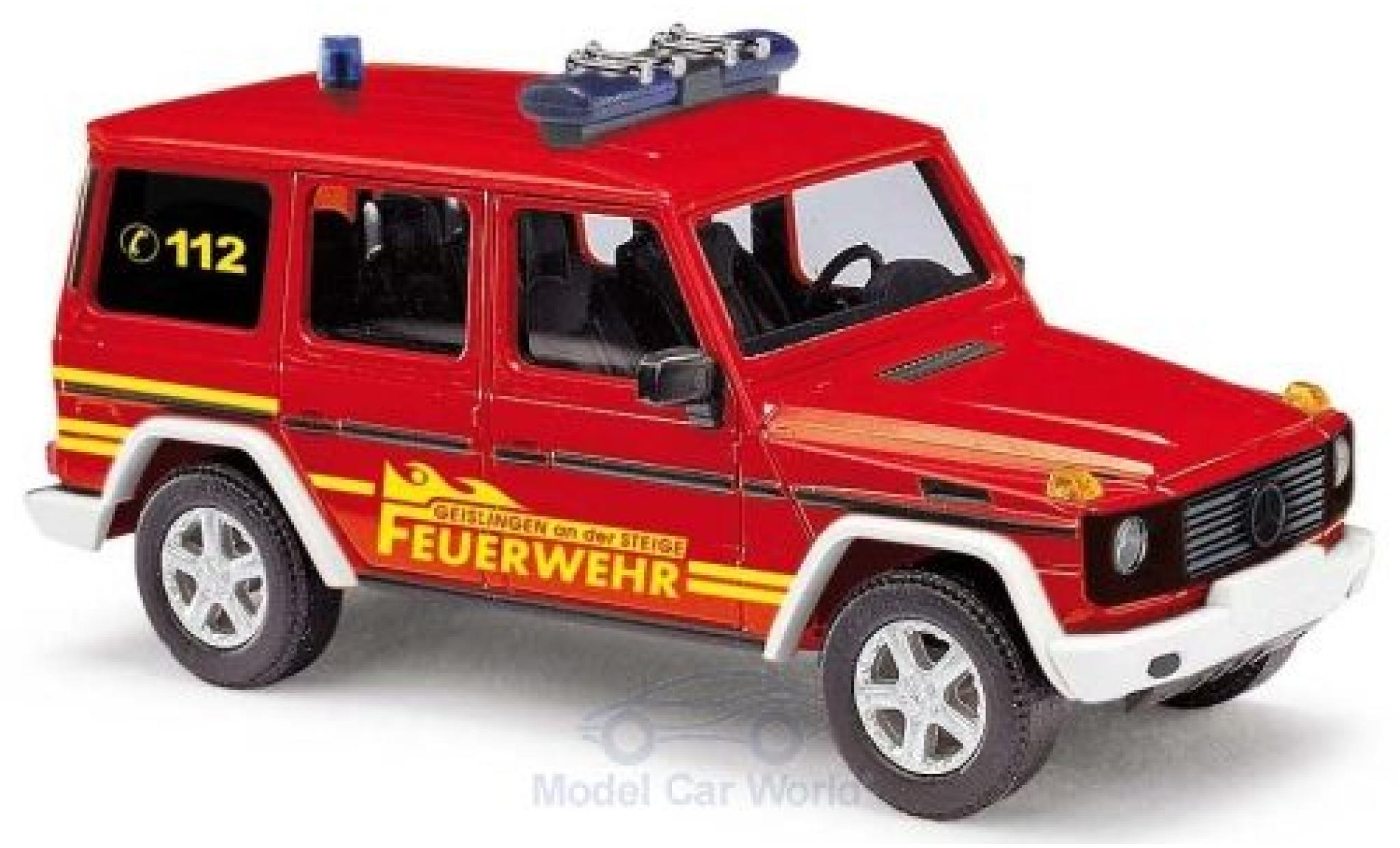 Mercedes Classe G 1/87 Busch Brandweer Geislingen 1990 modelauto