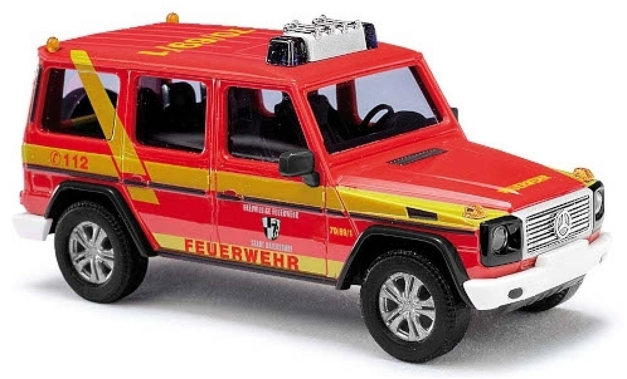Mercedes Classe G 1/87 Busch Freiwillige Brandweer Baiersdorf 1990 modelauto