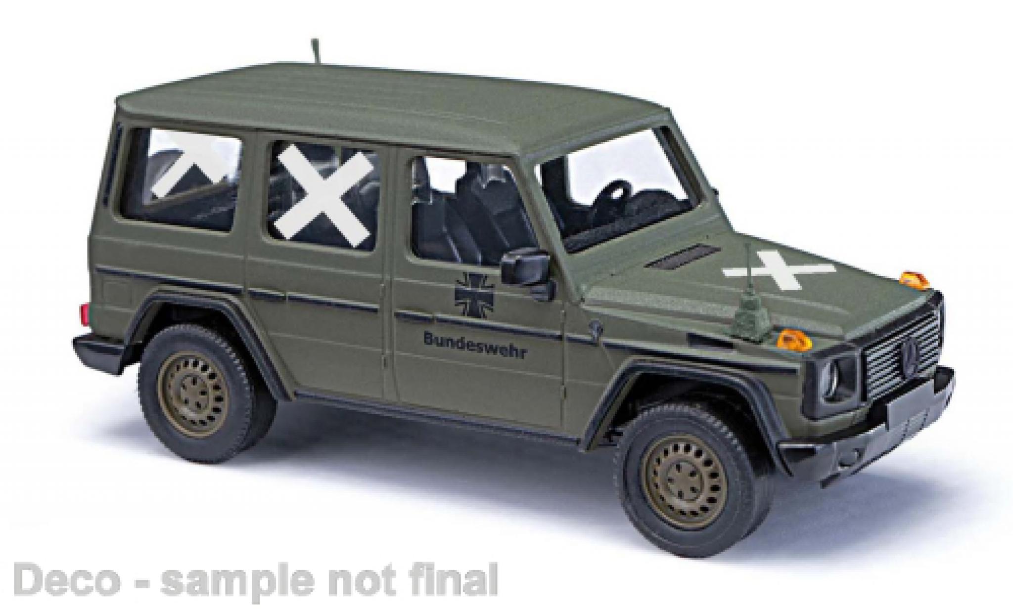 Mercedes Classe G 1/87 Busch (W463) Bundeswehr - Schiedsrichter KFZ 1990 1:87 modelauto