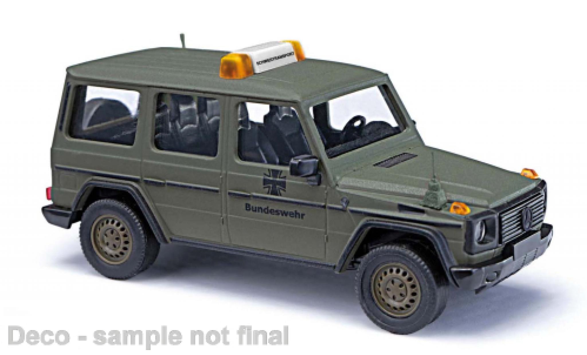 Mercedes Classe G 1/87 Busch (W463) Bundeswehr - Schwertransport 1990 1:87 modelauto