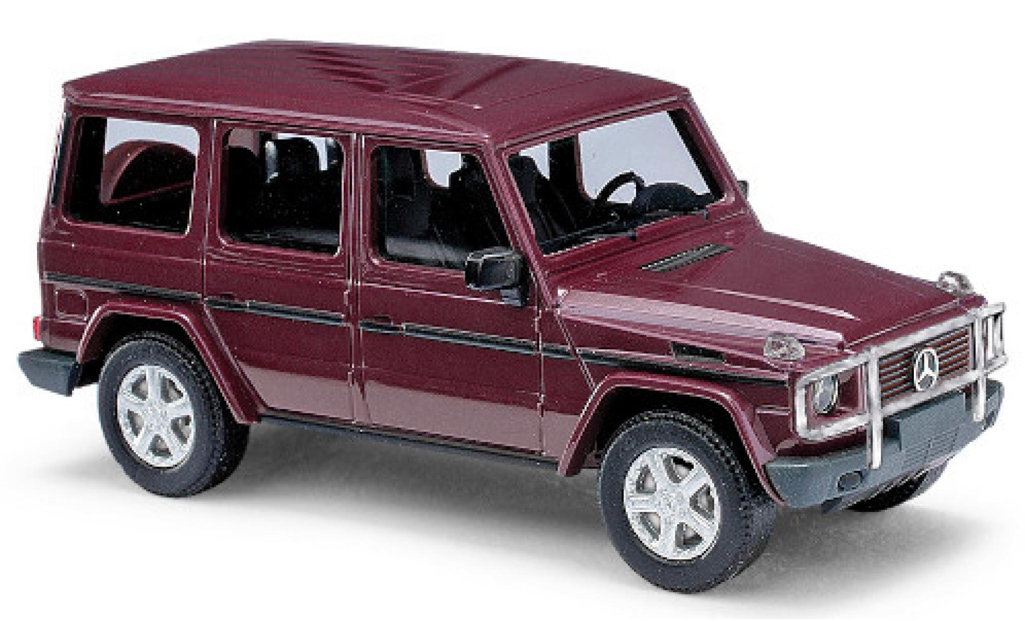 Mercedes Classe G 1/87 Busch (W463) rood 1990 avec Frontramme modelauto