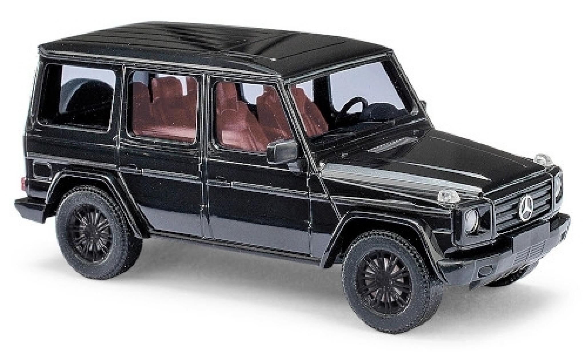 Mercedes Classe G 1/87 Busch (W463) metallic zwart 2008 Black Edition modelauto