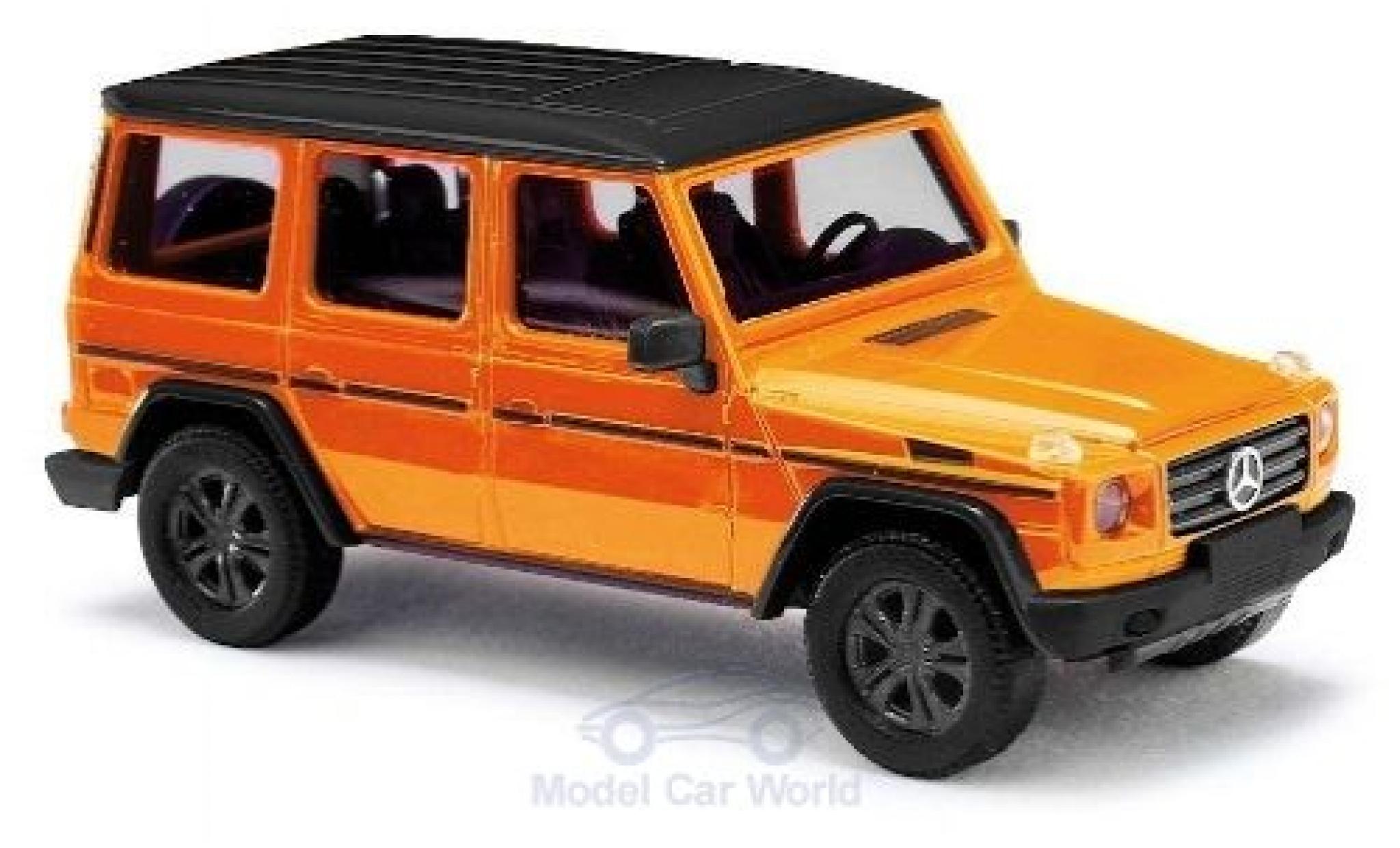 Mercedes Classe G 1/87 Busch (W463) oranje/zwart 2008 Tuning modelauto