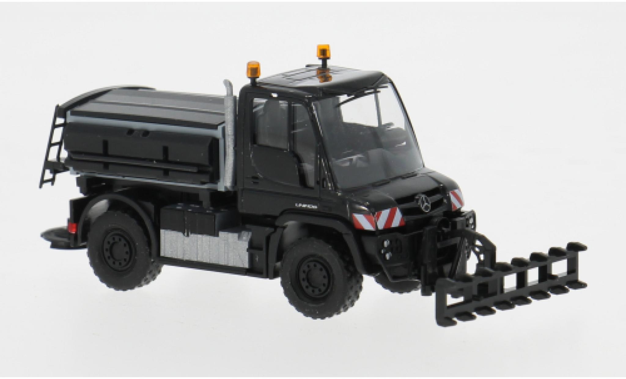 Mercedes Unimog 1/87 Busch U430 zwart 2013 1:87 modelauto