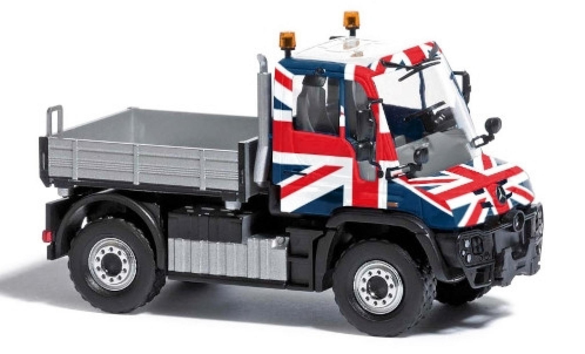 Mercedes Unimog 1/87 Busch U430 Union Jack 2013 modelauto