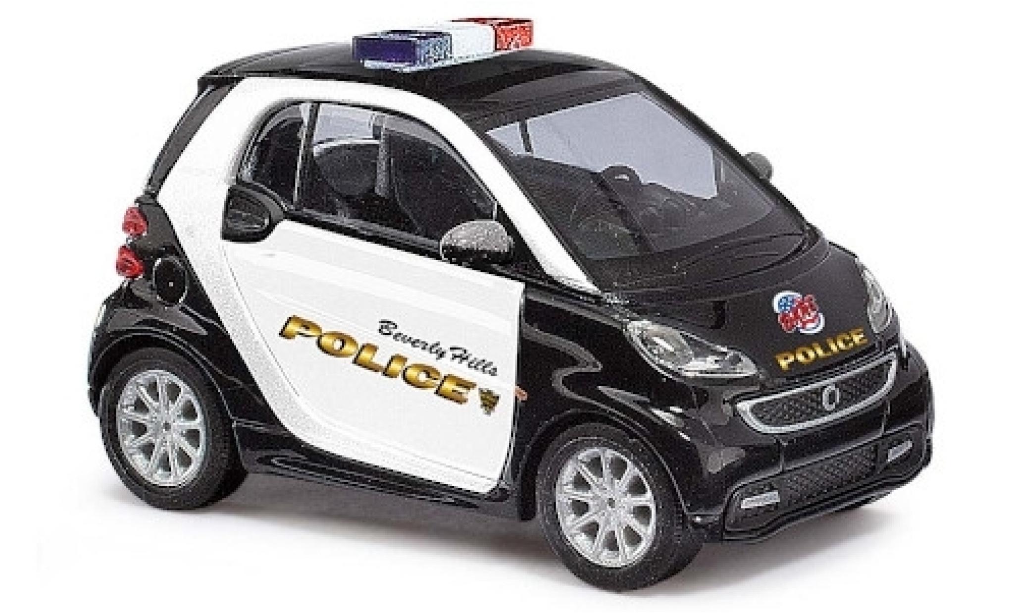 Smart ForTwo 1/87 Busch Fortwo Beverly Hills Politie 2012 modelauto