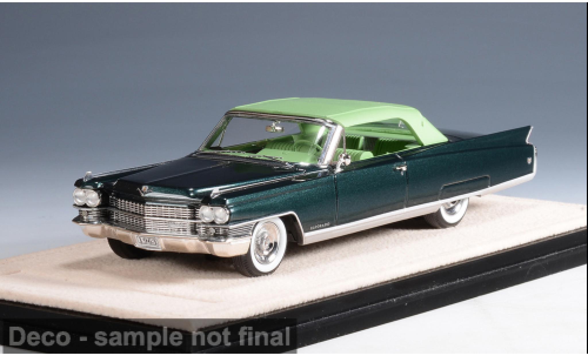 Cadillac Eldorado 1/43 Stamp Models Biarritz groen/groen 1963 1:43 modelauto