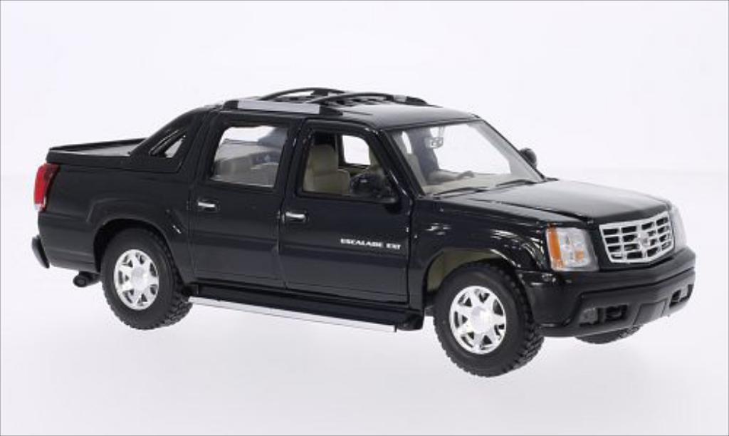 Cadillac Escalade 1/24 Welly EXT zwart 2002 modelauto