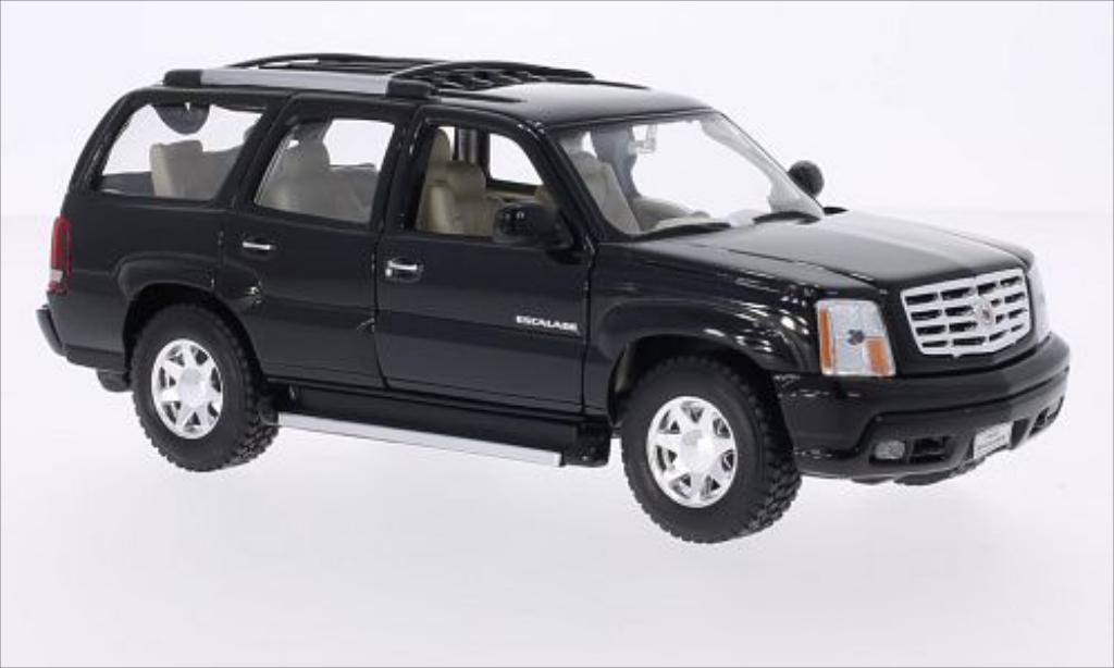 Cadillac Escalade 1/24 Welly zwart 2002 modelauto
