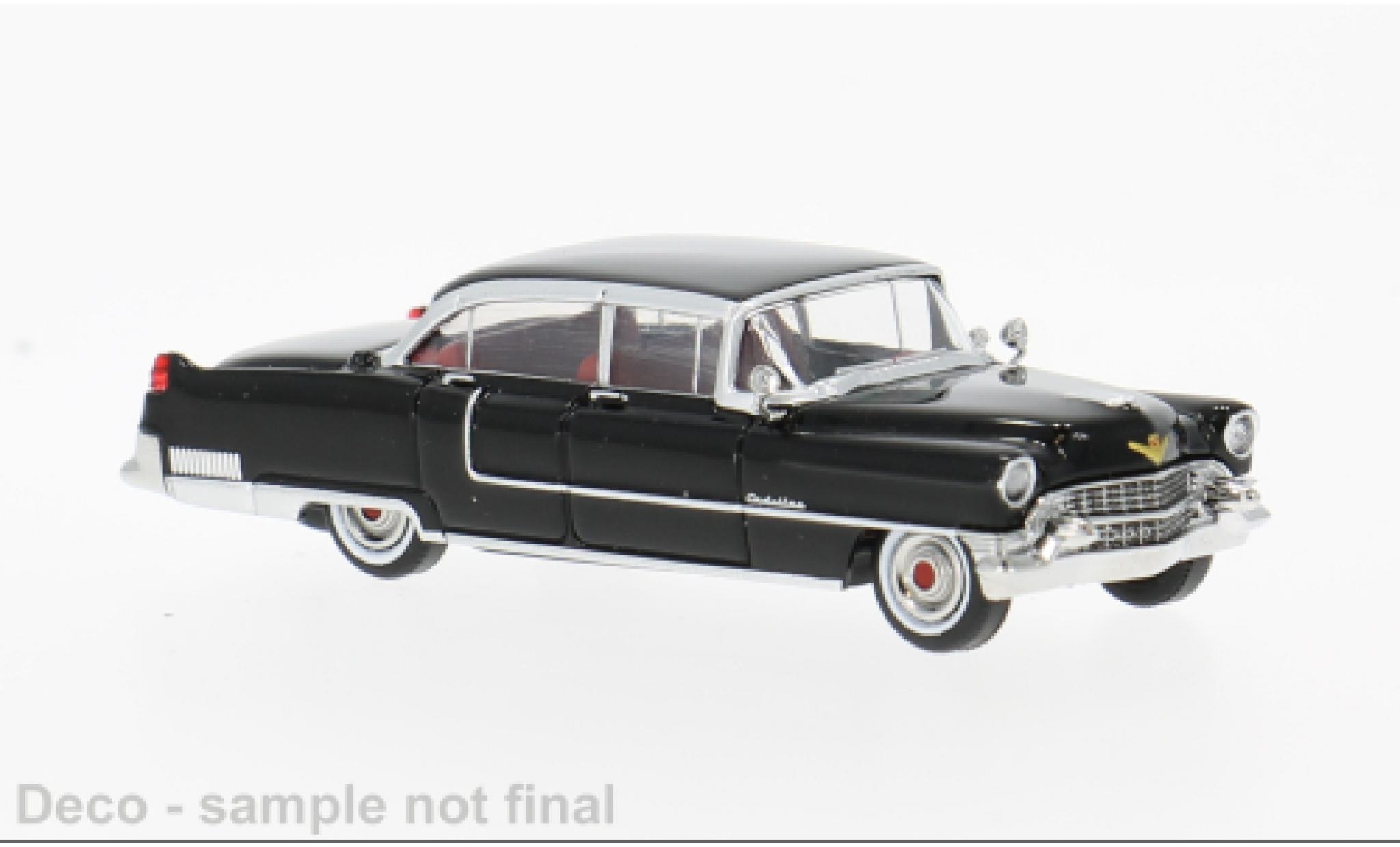 Cadillac Fleetwood 1/87 Brekina zwart 1955 1:87 modelauto