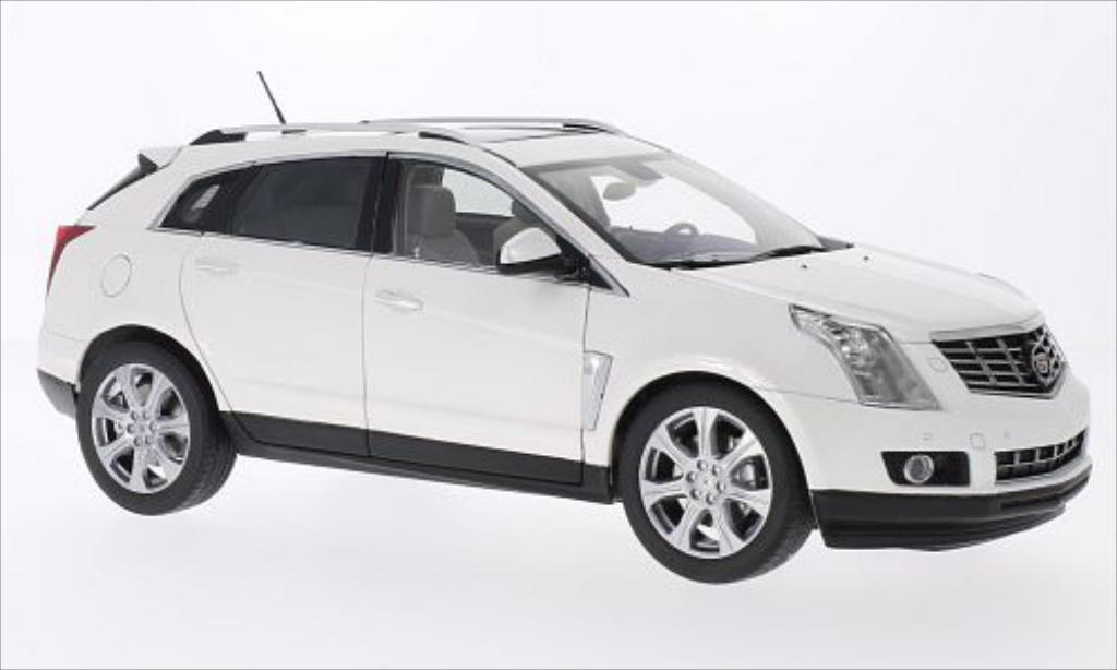 Cadillac SRX 1/18 Kyosho Crossover metallic wit 2014 modelauto