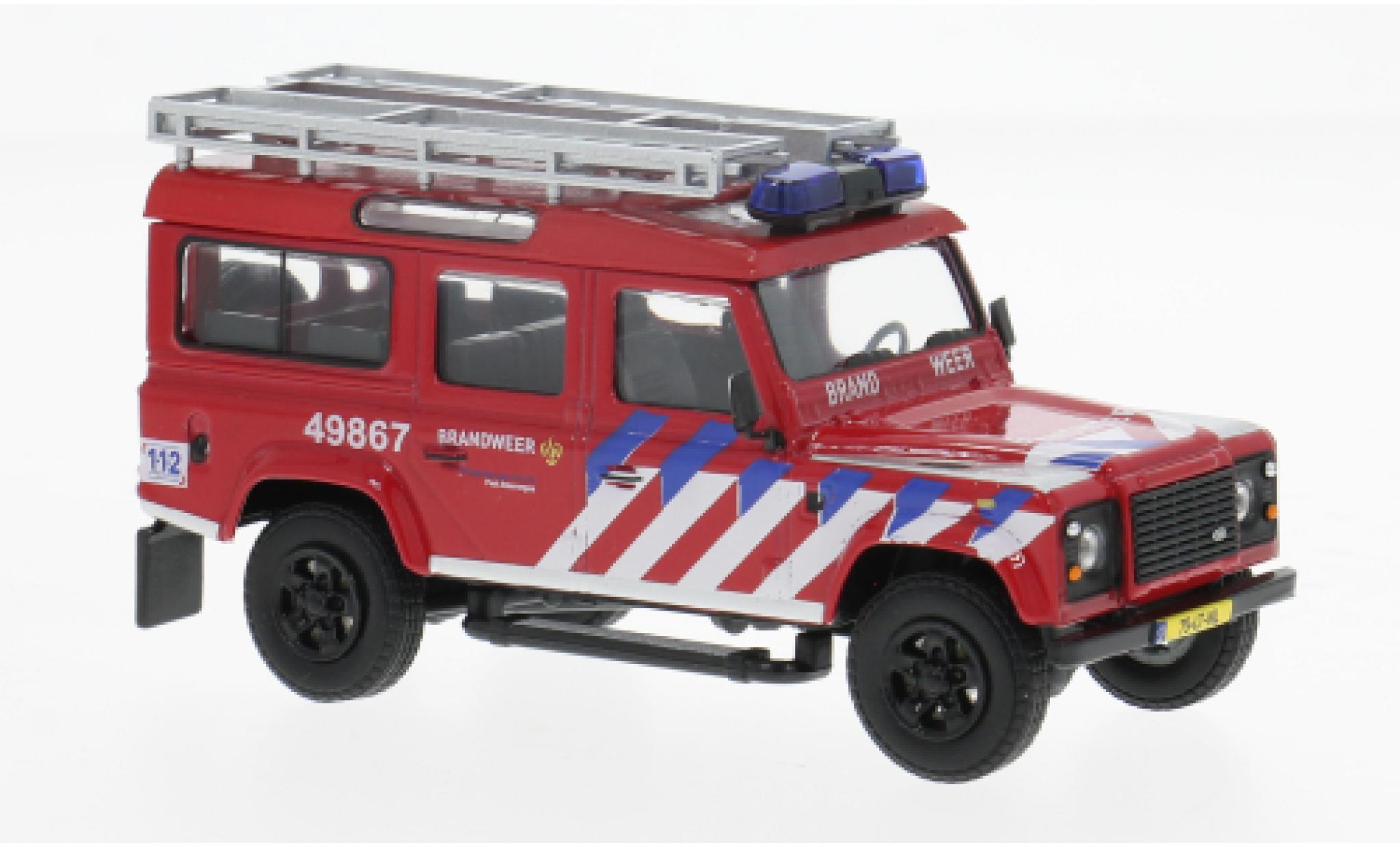 Land Rover Defender 1/43 Cararama Brandweer (NL) 1:43 modelauto