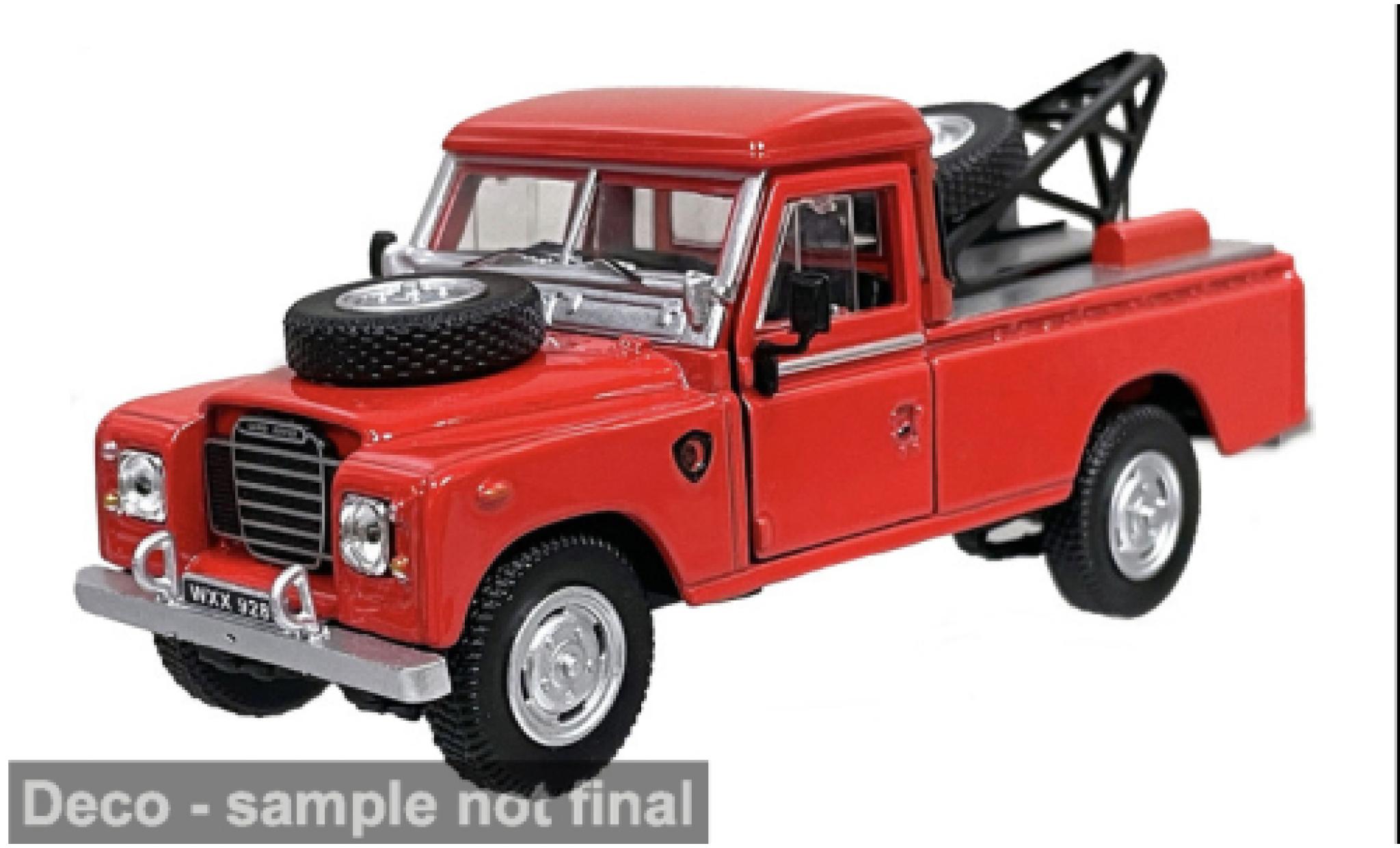 Land Rover Series 1 1/43 Cararama 109 rood 1:43 modelauto