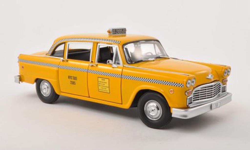 Checker Taxi 1/18 Greenlight Cab NYC Friends 1977 modelauto