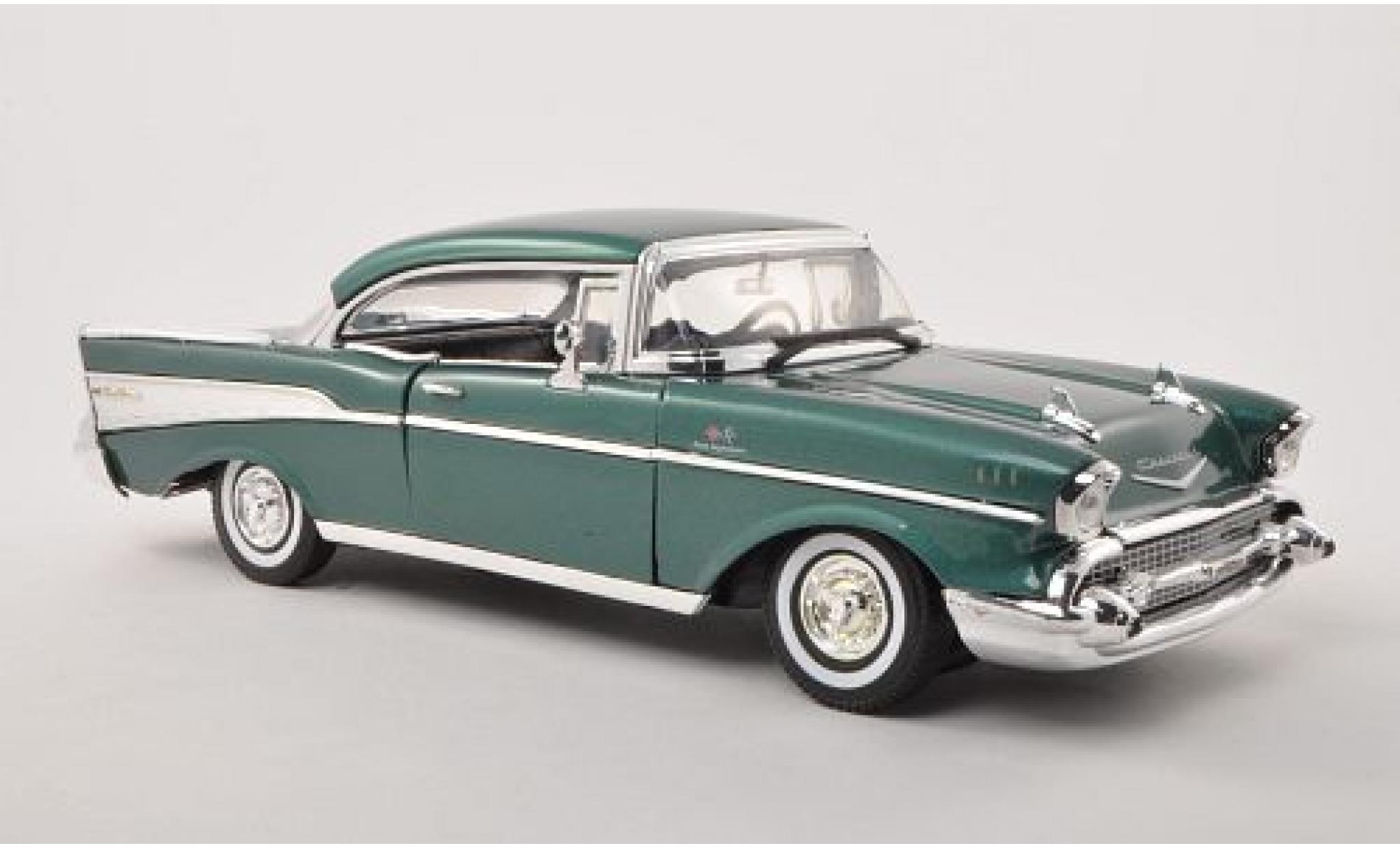 Chevrolet Bel Air 1/18 Motormax groen 1:18 modelauto