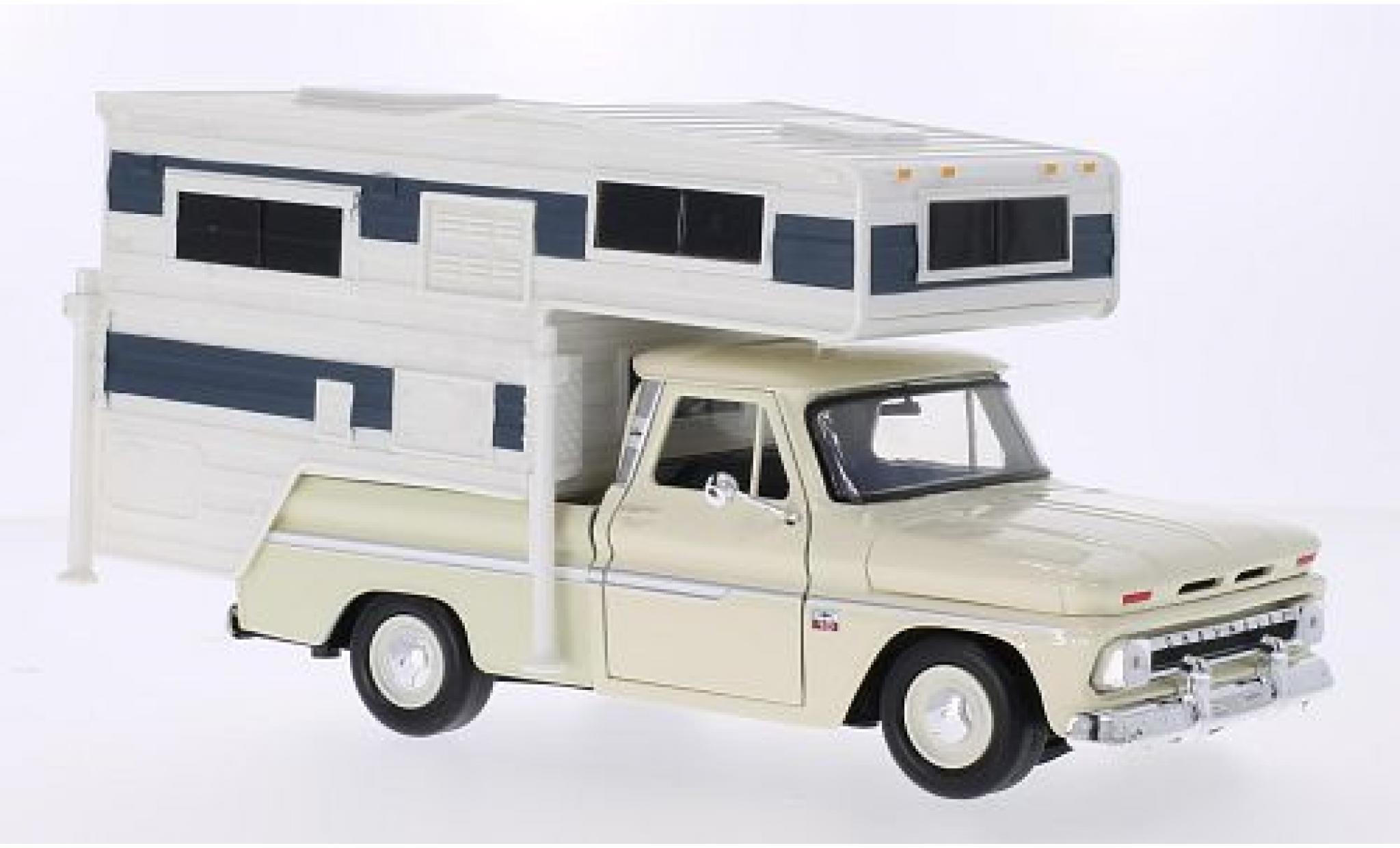 Chevrolet C-10 1/24 Motormax Custom beige 1:24 modelauto
