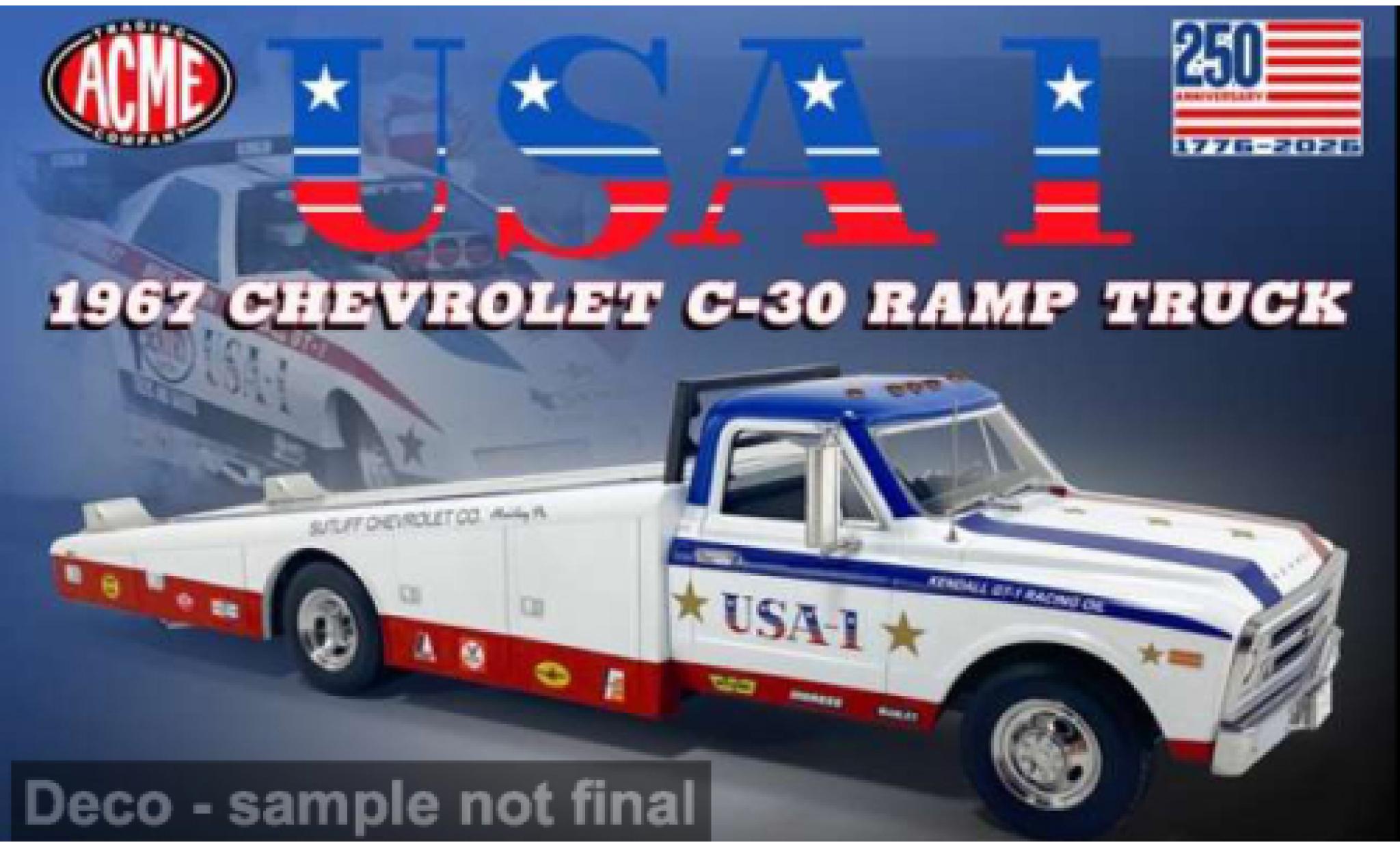 Chevrolet C-30 1/18 ACME Ramp Truck 1967 USA-1 1:18 modelauto