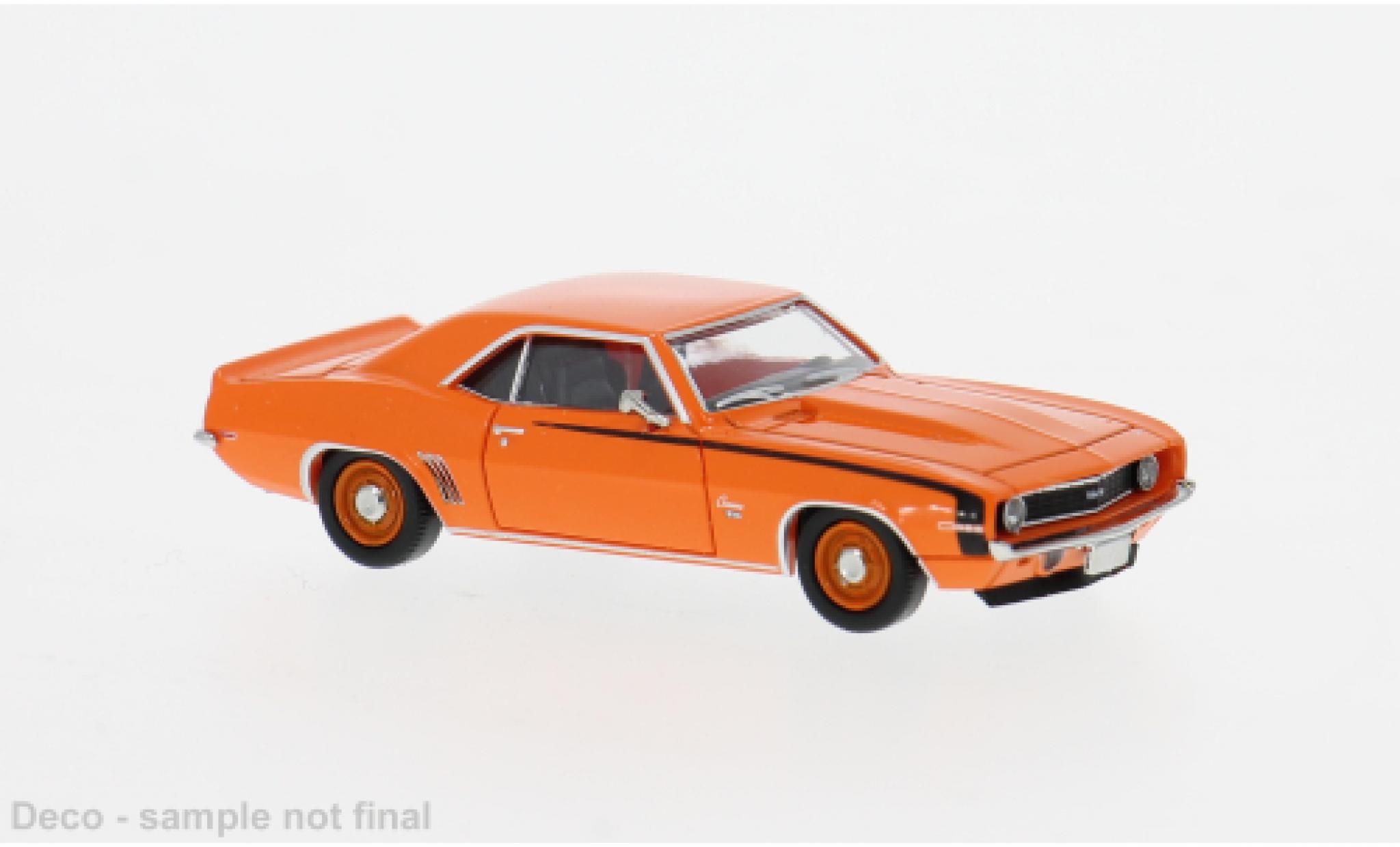 Chevrolet Camaro 1/87 Brekina oranje 1969 1:87 modelauto
