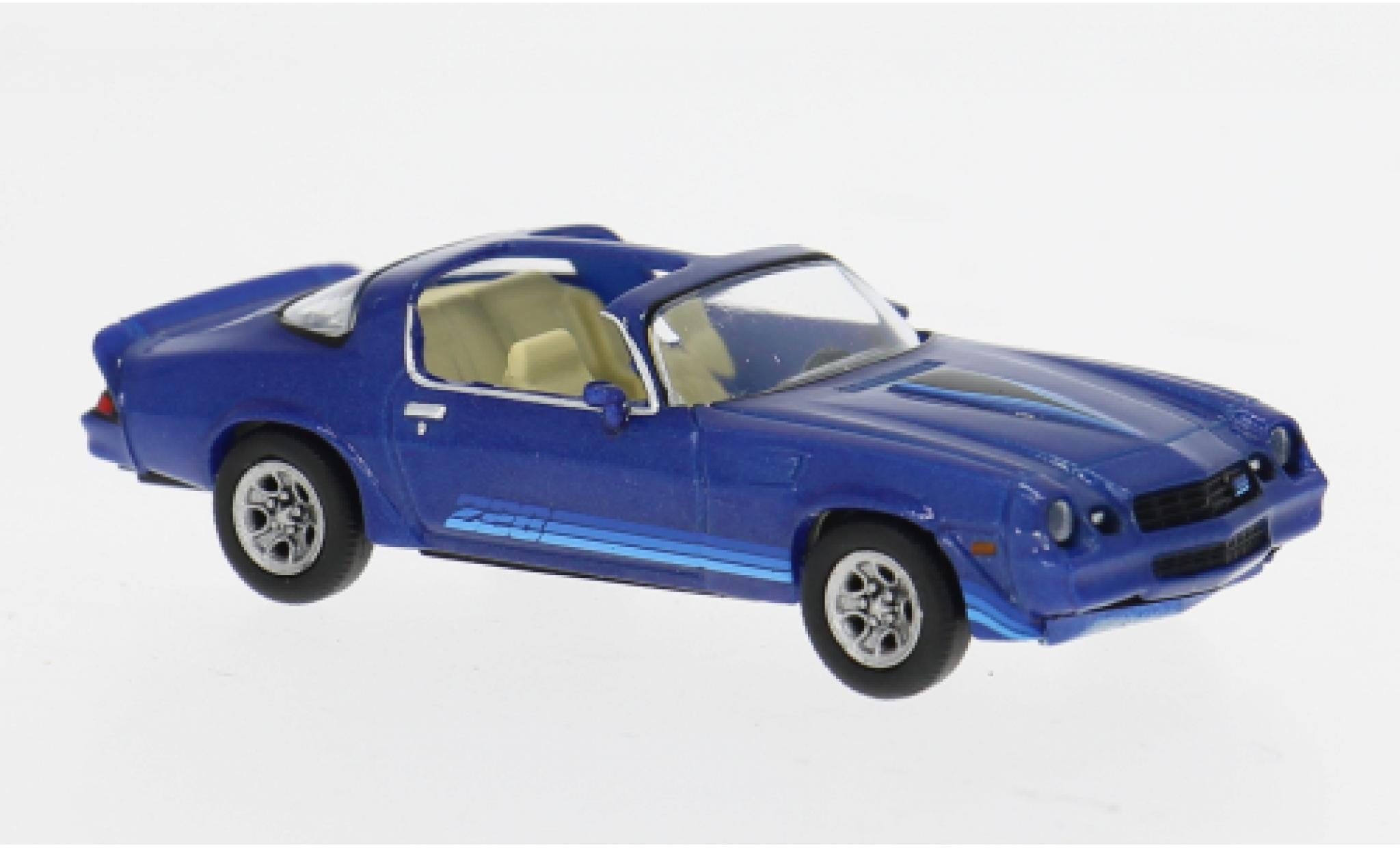 Chevrolet Camaro 1/87 Brekina Z28 blauw 1980 1:87 modelauto