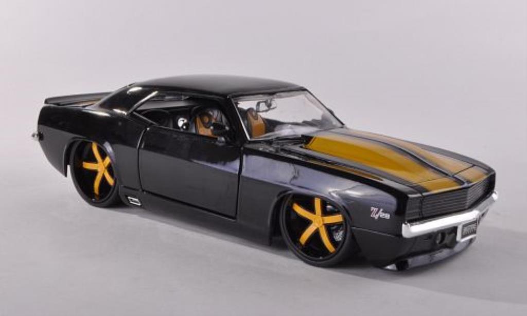 Chevrolet Camaro Z28 1/24 Jada Toys Z28 zwart/geel 1969 modelauto