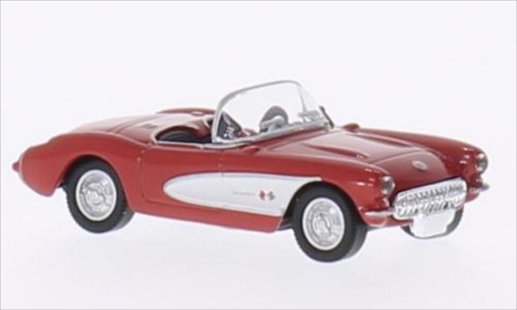 Chevrolet Corvette C1 1/87 Schuco C1 C1 rood/wit modelauto