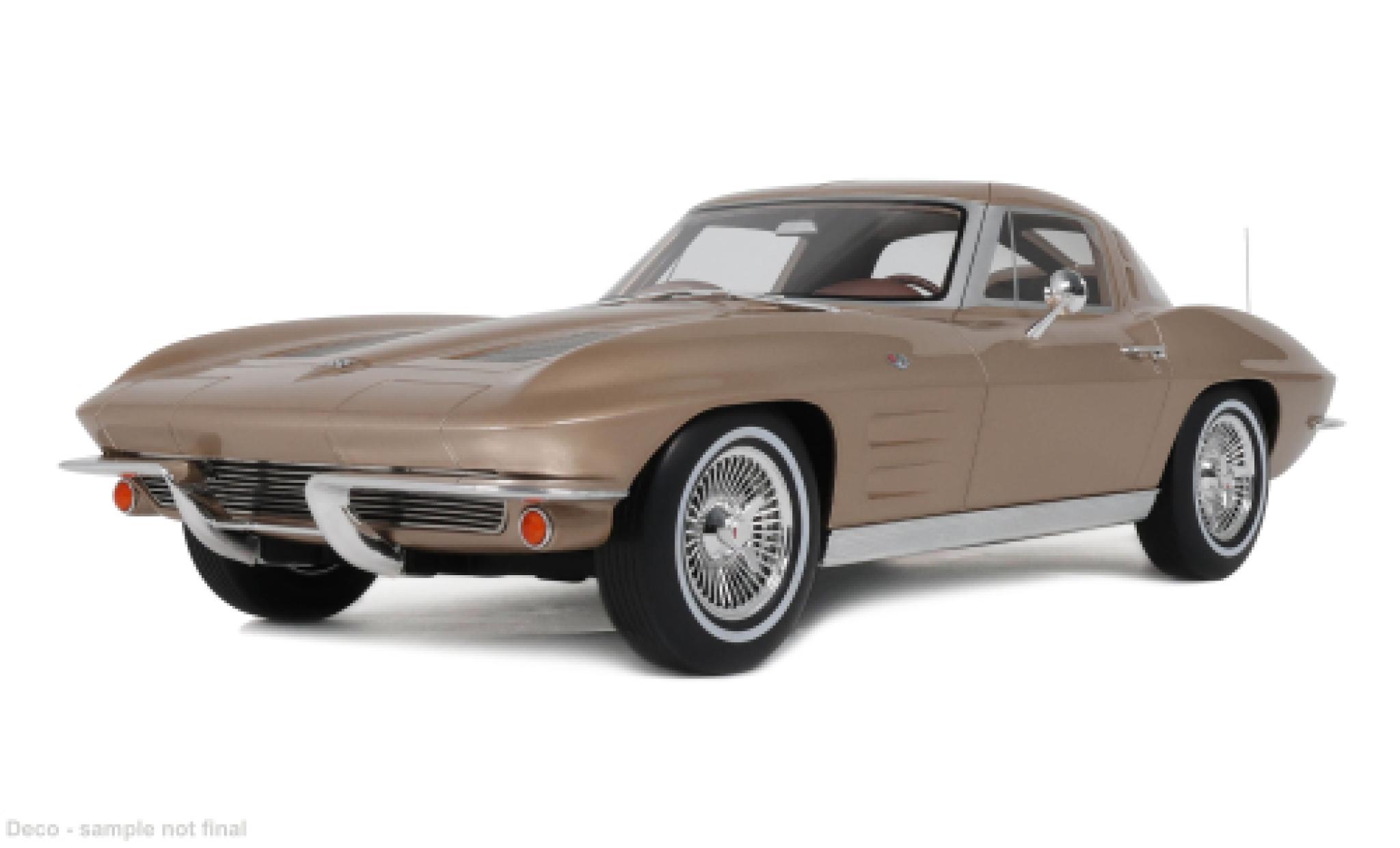 Chevrolet Corvette 1/12 GT Spirit C2 beige 1963 1:12 modelauto