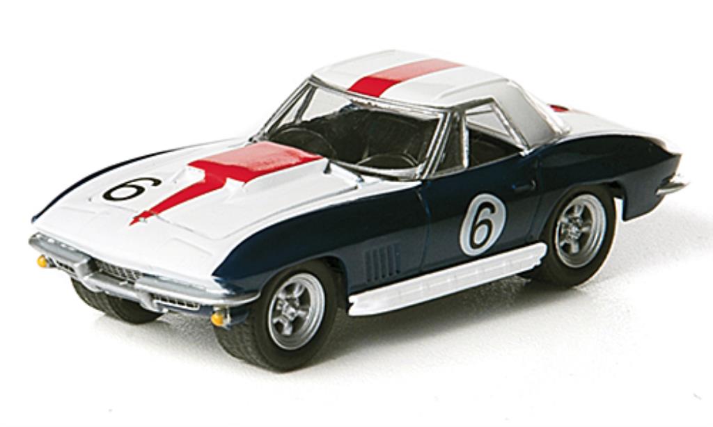 Chevrolet Corvette C2 1/64 Greenlight C2 No.6 B.Bondurant / D.Guldstrand 1967 modelauto