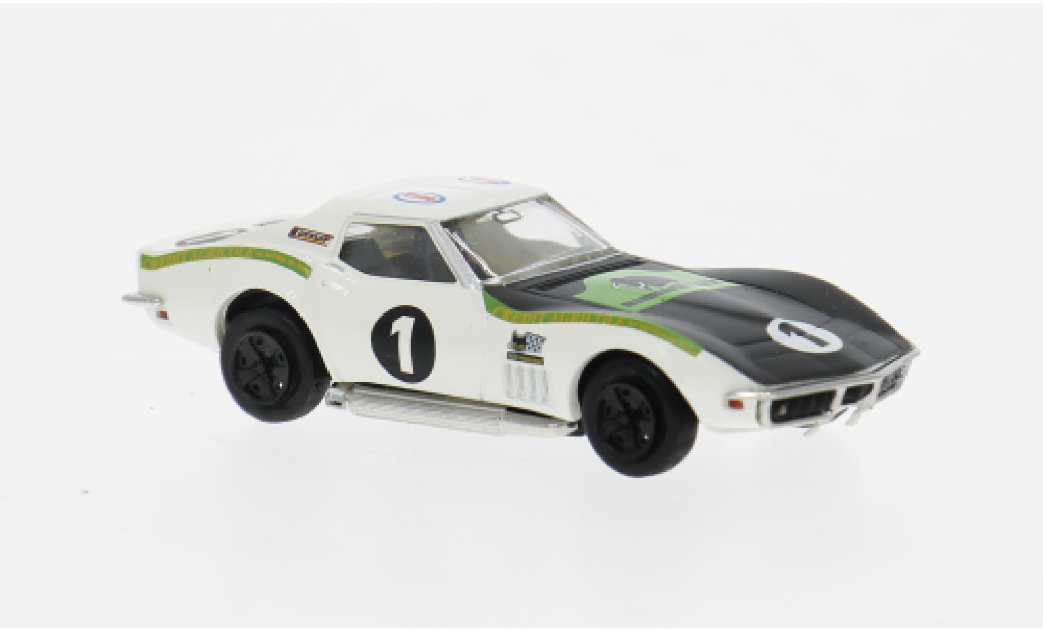 Chevrolet Corvette 1/87 Brekina C3 1970 Ecurie Leopard #1 1:87 modelauto