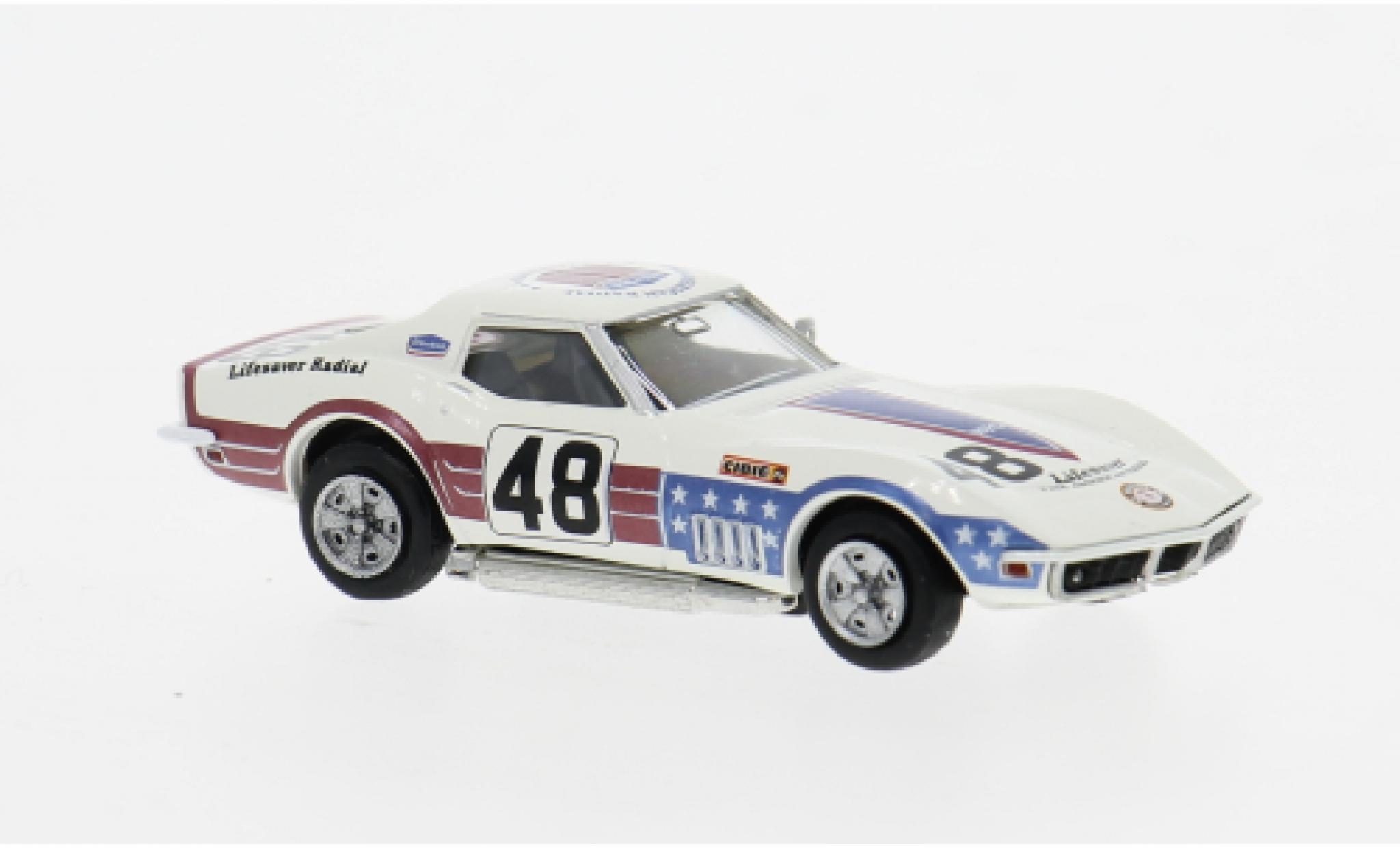 Chevrolet Corvette 1/87 Brekina C3 1971 Greenwood #48 1:87 modelauto