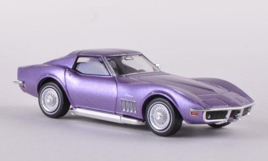 Chevrolet Corvette C3 1/87 Brekina C3 lila modelauto