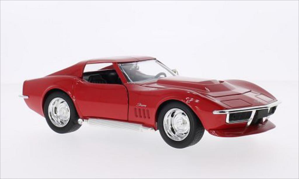 Chevrolet Corvette C3 1/24 Jada Toys C3 Stingray rood 1969 modelauto