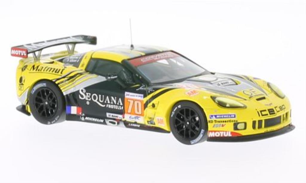 Chevrolet Corvette C6 1/43 IXO C6 ZR1 No.70 24h Le Mans 2012 /Gibon modelauto