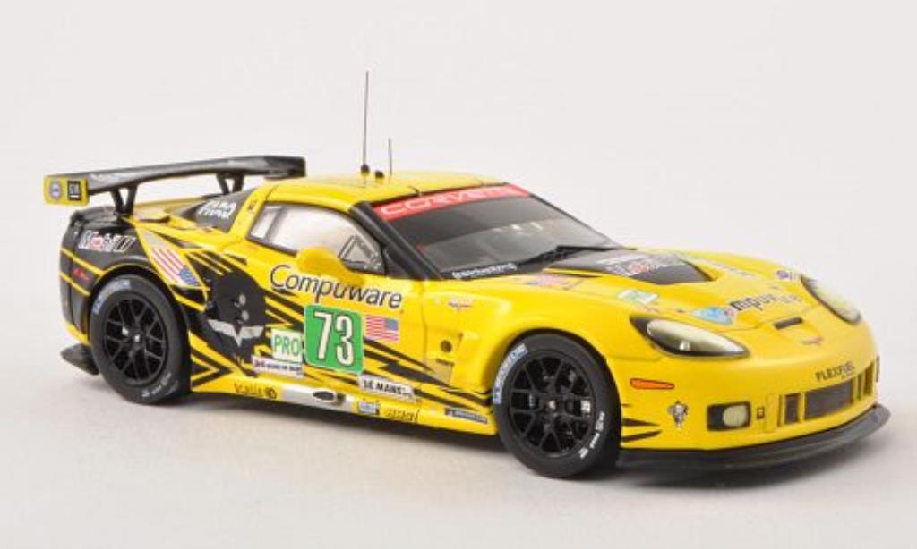 Chevrolet Corvette C6 1/43 IXO C6 ZR1 No.73 24h Le Mans 2012 /J.Magnussen modelauto