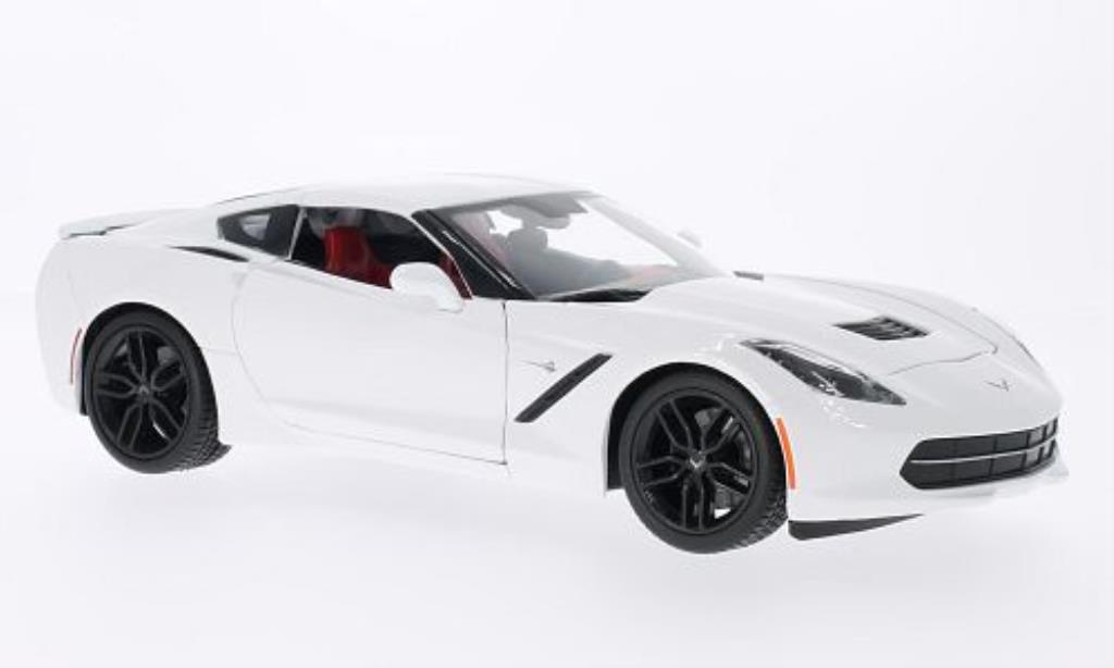 Chevrolet Corvette C7 1/18 Maisto C7 Z51 (C7) wit 2014 modelauto